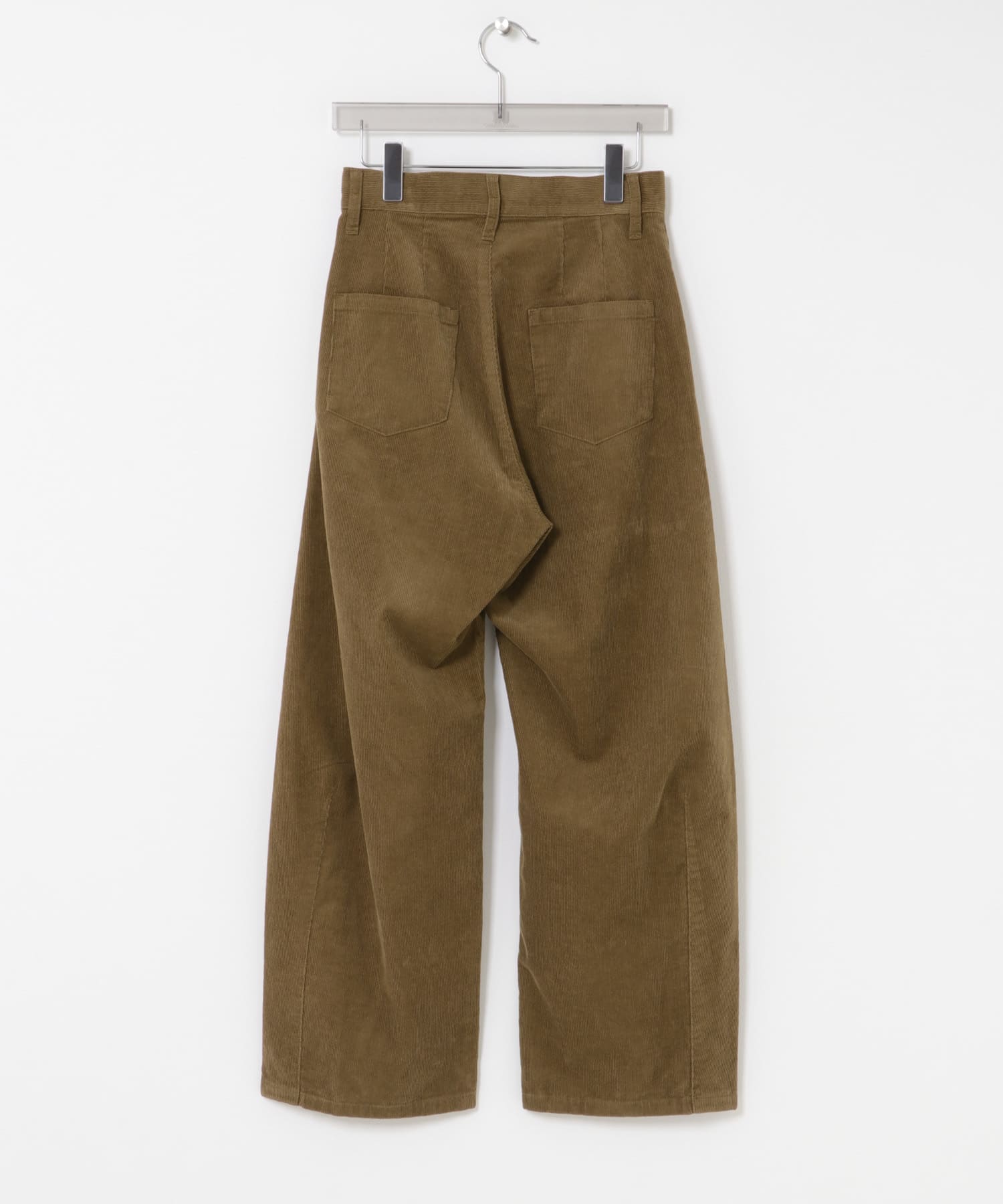 コーデュロイカーブパンツ KHK.BEIGE 36