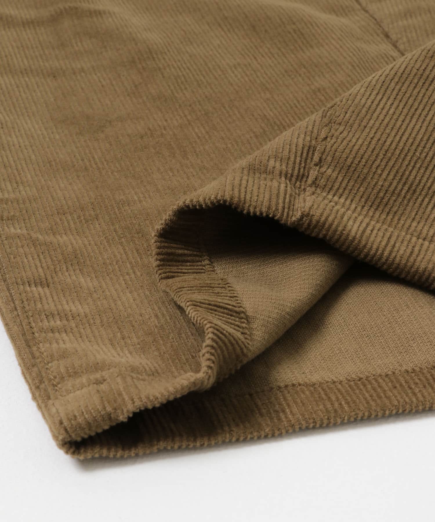 コーデュロイカーブパンツ KHK.BEIGE 36