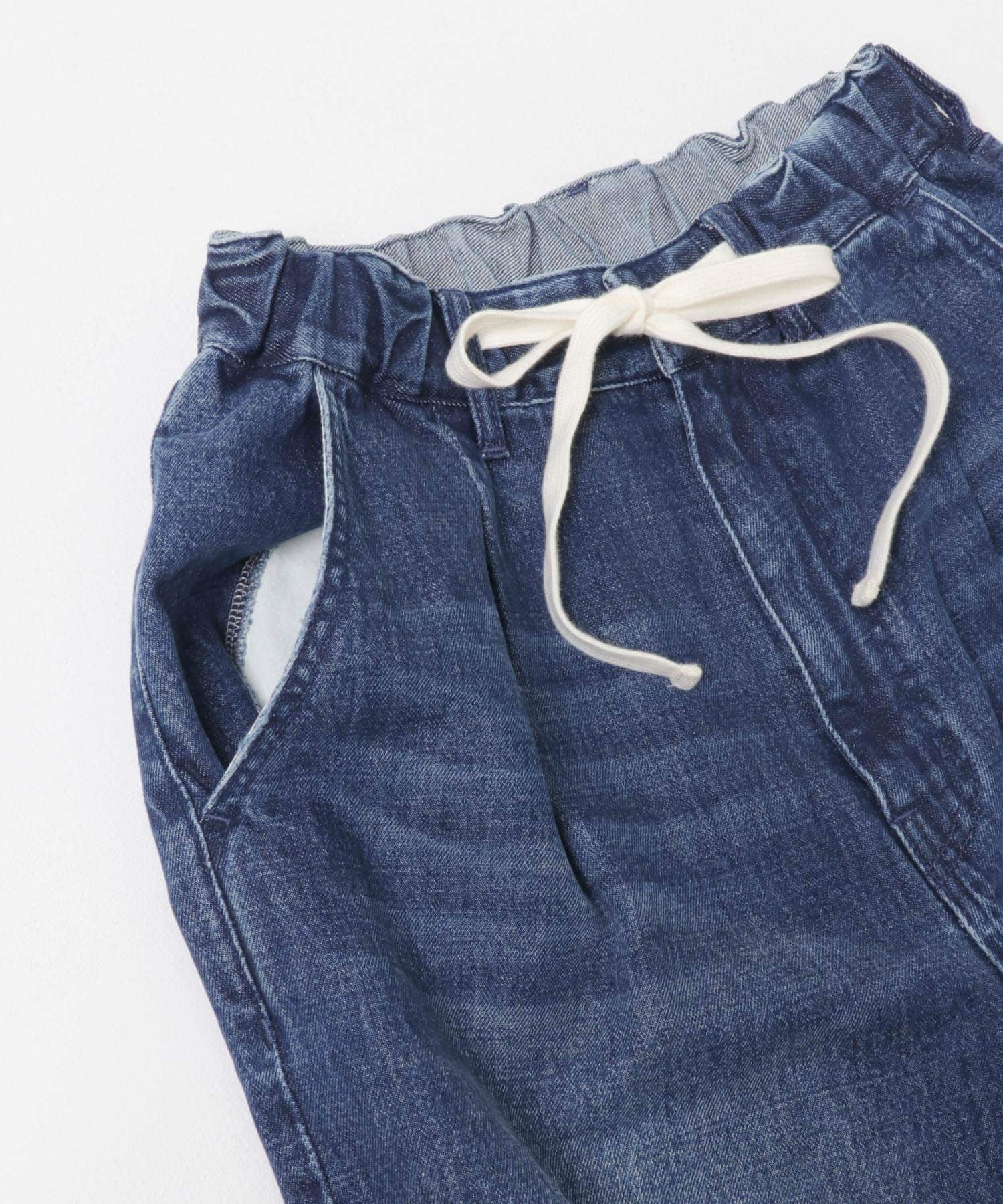 デニムイージーワイドパンツ BLUE 36