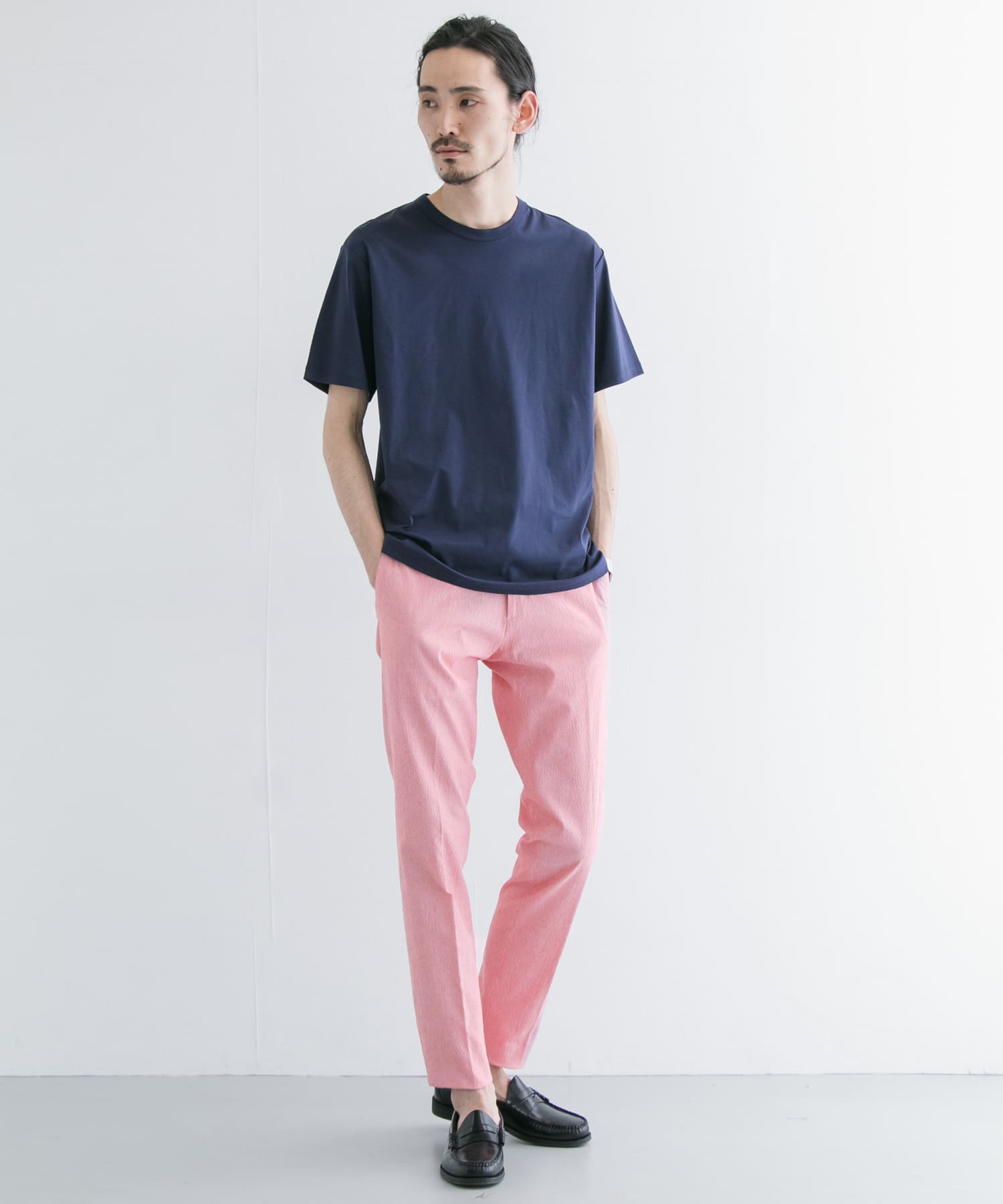 URBAN RESEARCH Tailor　MERIDIANA コットンドレスパンツ RED 44