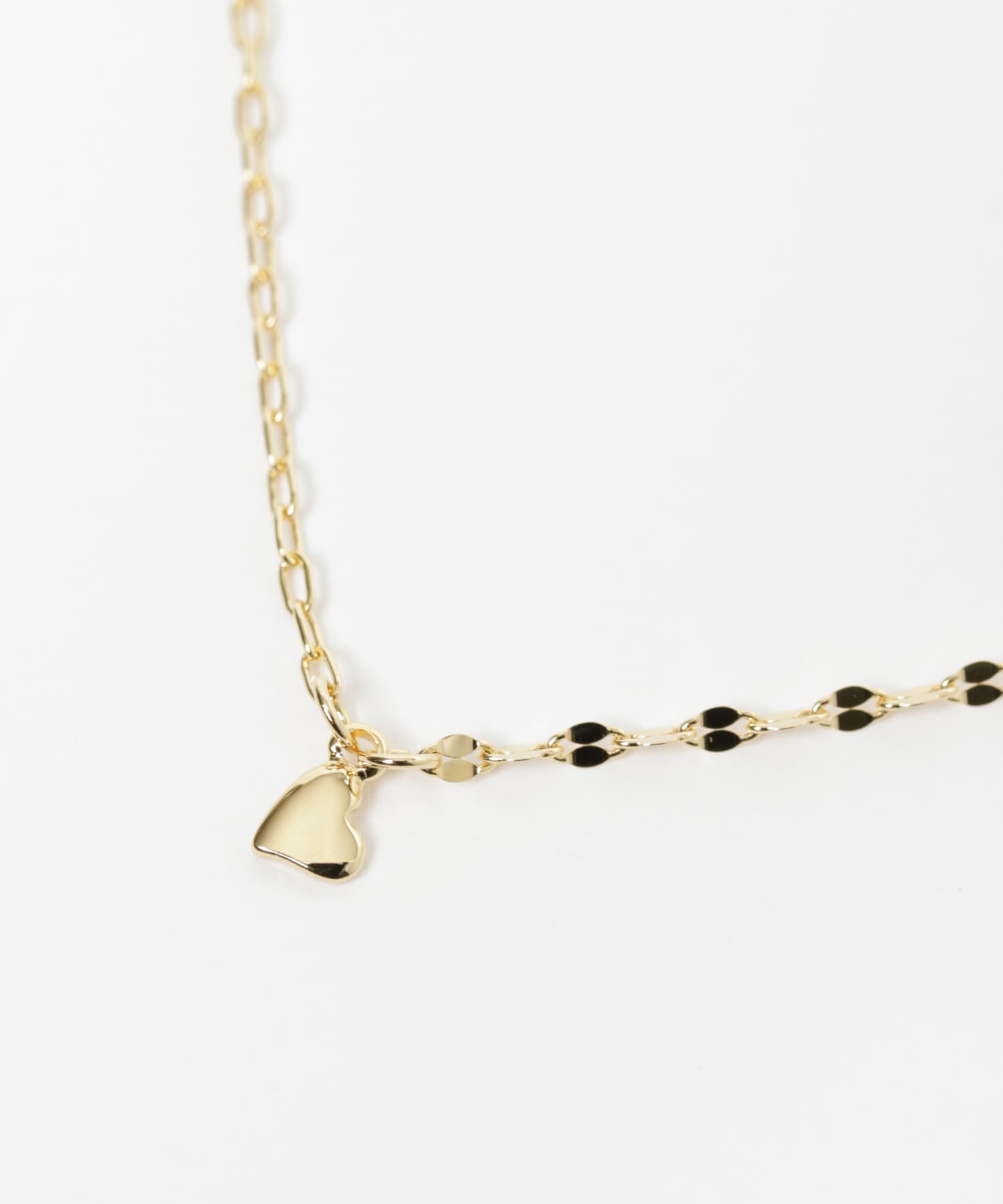 Lapuis　SV925 HEART DUAL ネックレス GOLD -