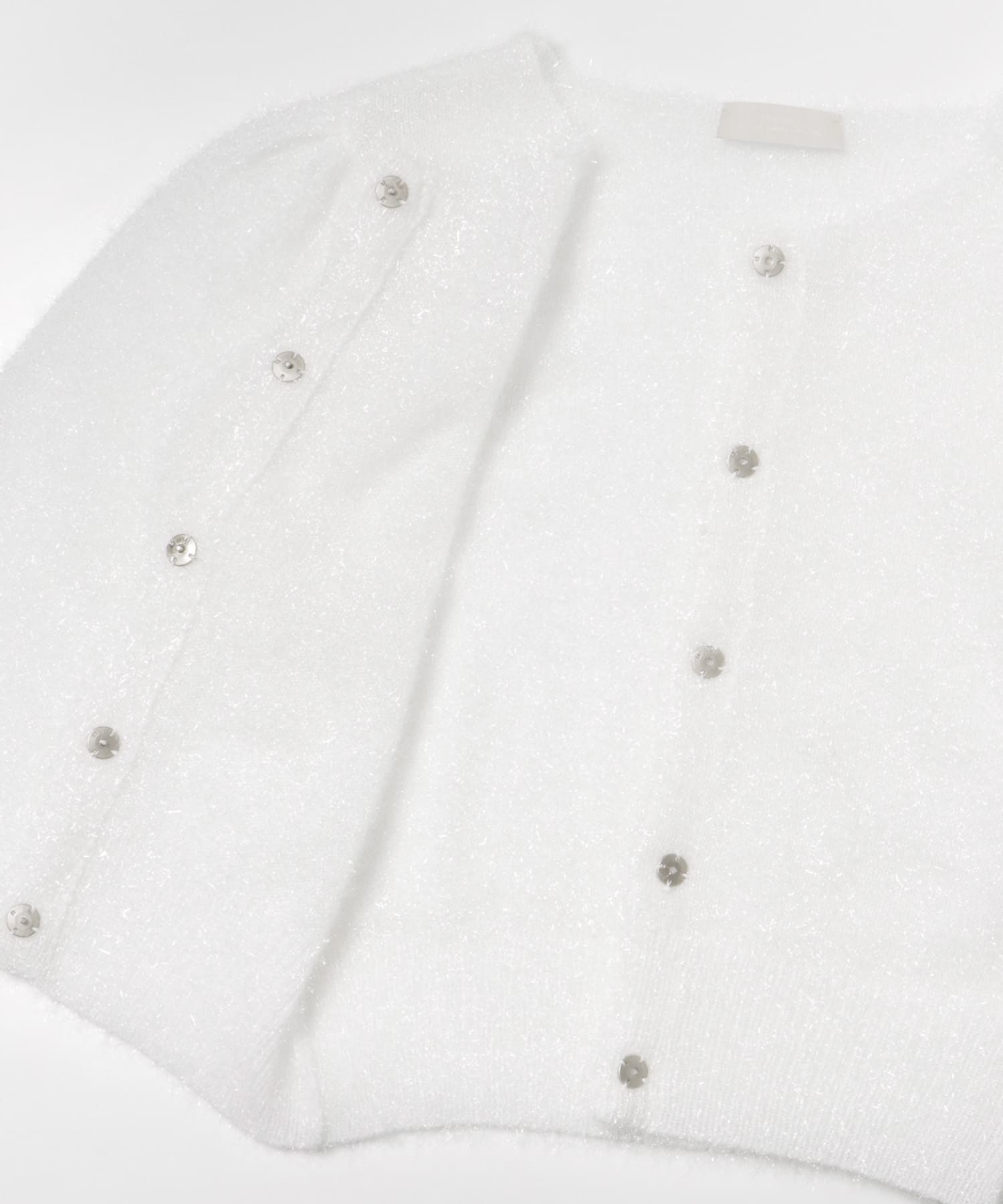 AMOMENTO　HAIRY NEW GRANDMA CARDIGAN WHITE 0