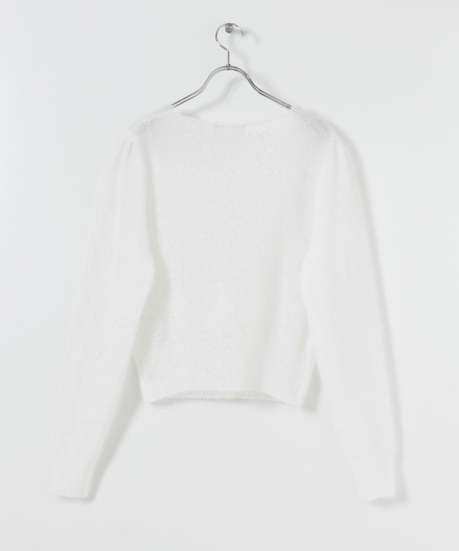 AMOMENTO　HAIRY NEW GRANDMA CARDIGAN WHITE 0