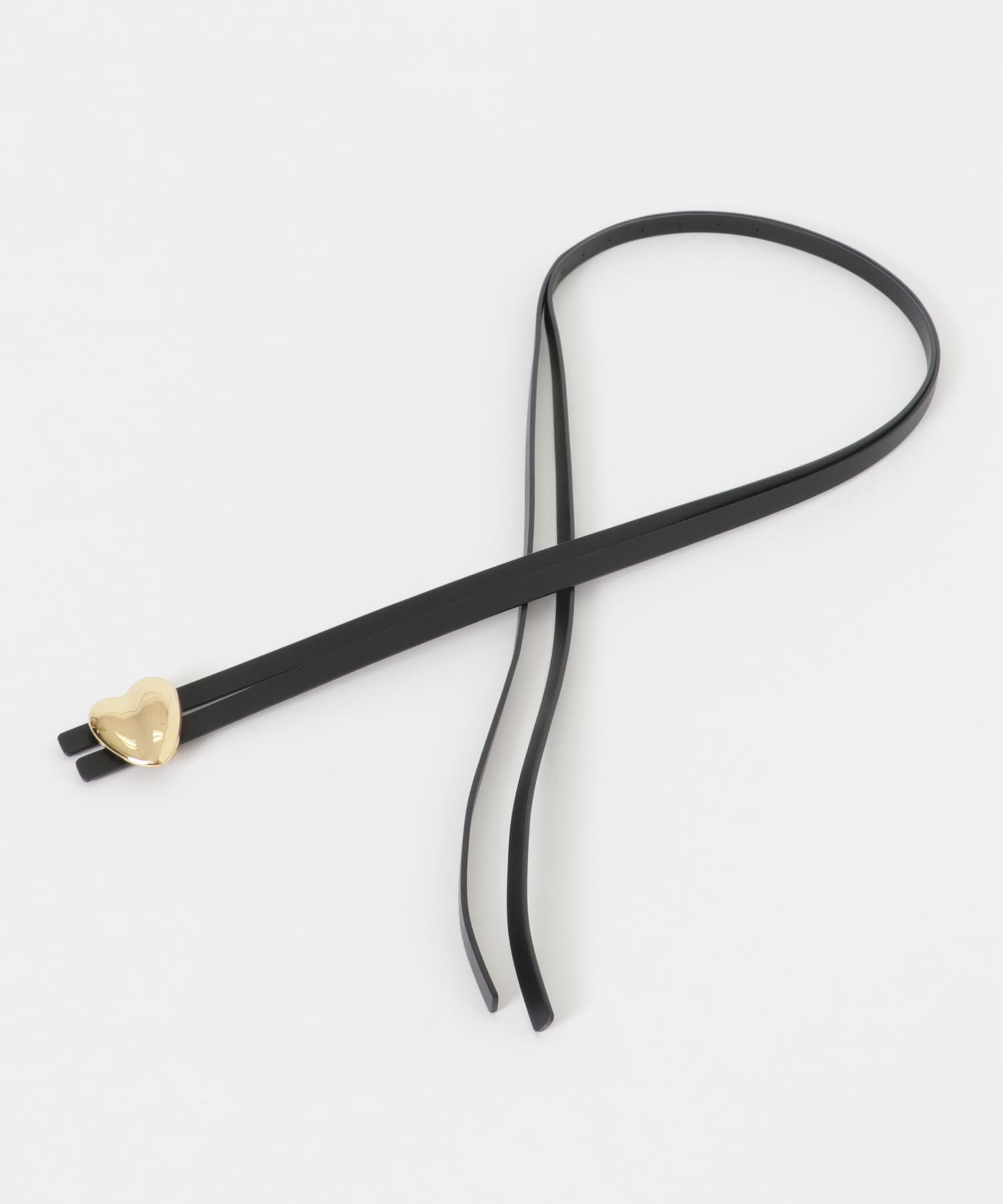 A VACATION　HEART W GOLD BELT BLK BLK -