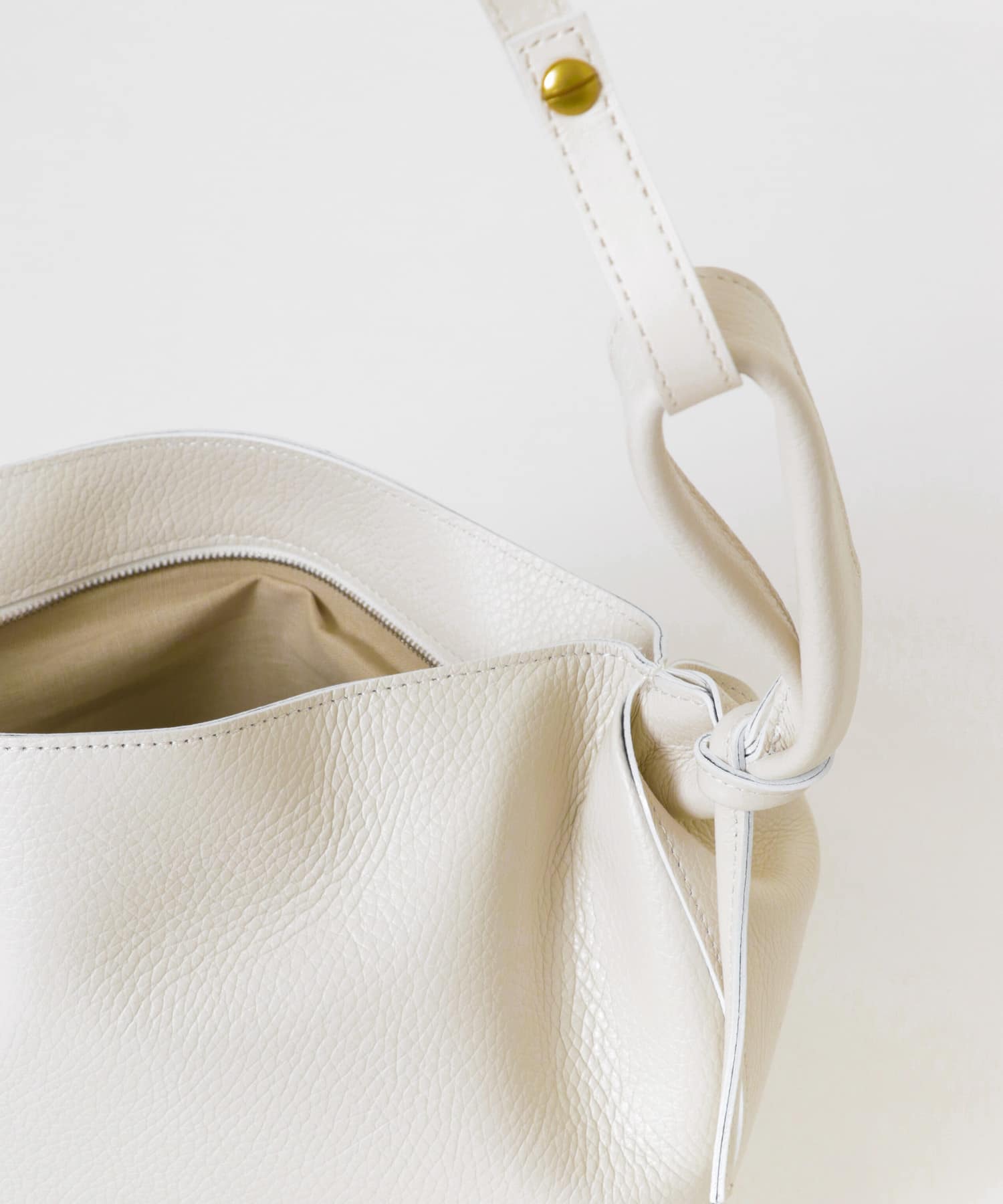 MARROW　HALFMOON SHOULDER M WHITE -