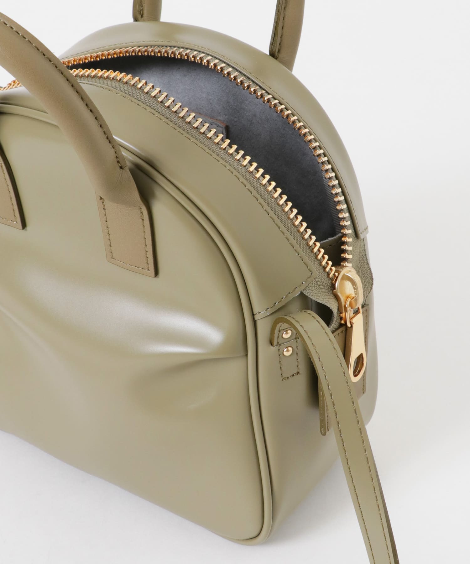PIENI　BOSTON with strap OL/GR -