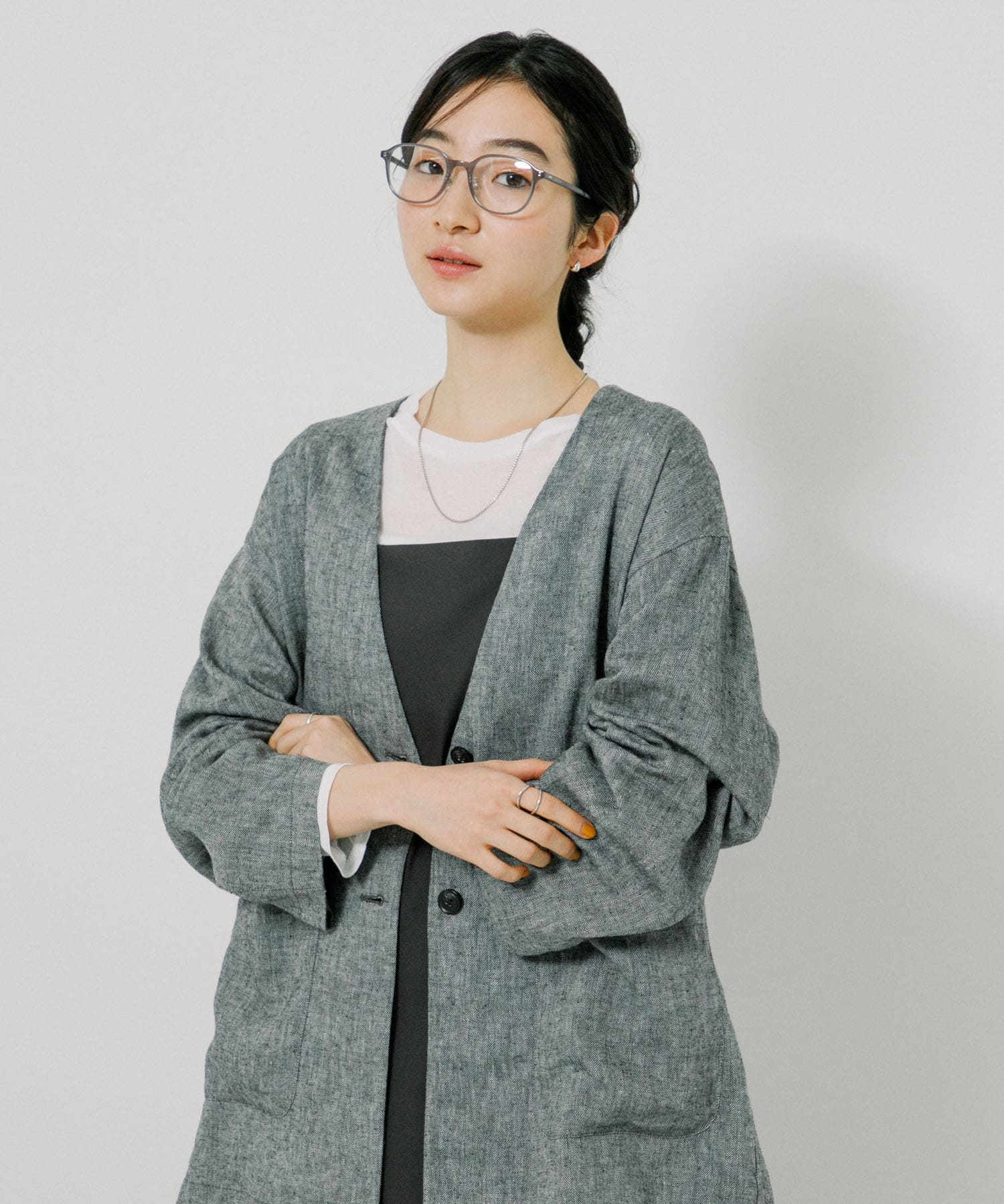 『別注』KANEKO OPTICAL×URBAN RESEARCH　TYPE-C クリアグレー -