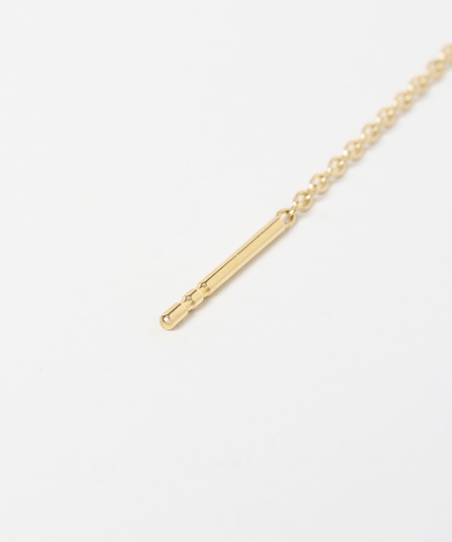 TOM WOOD　Sleek Ear Chain Gold 64mm GD -