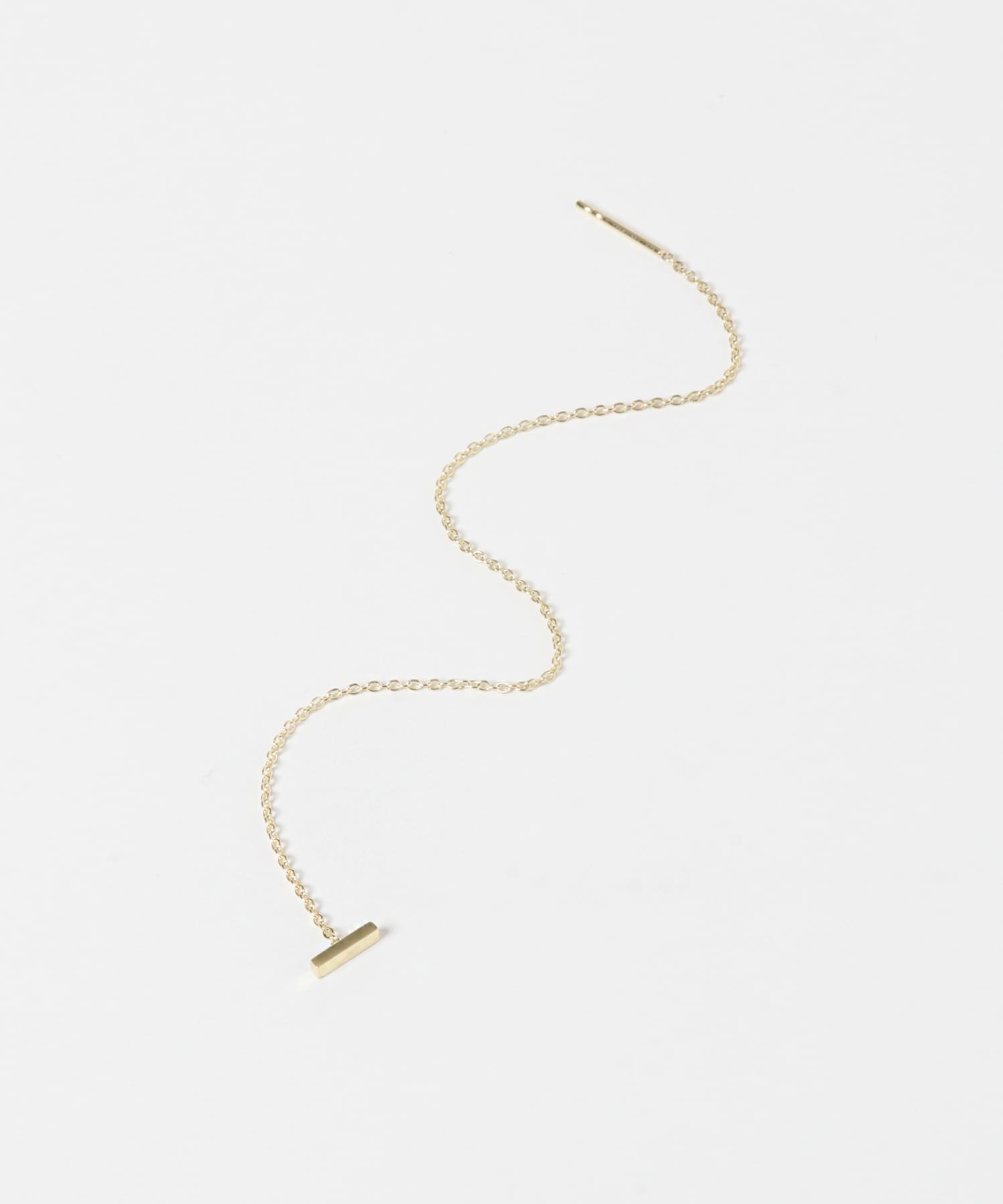 TOM WOOD　Sleek Ear Chain Gold140mm GD -