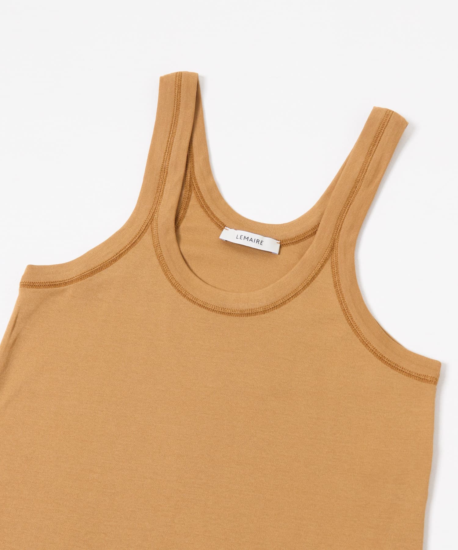 LEMAIRE　RIB TANK TOP BURNT SAND M