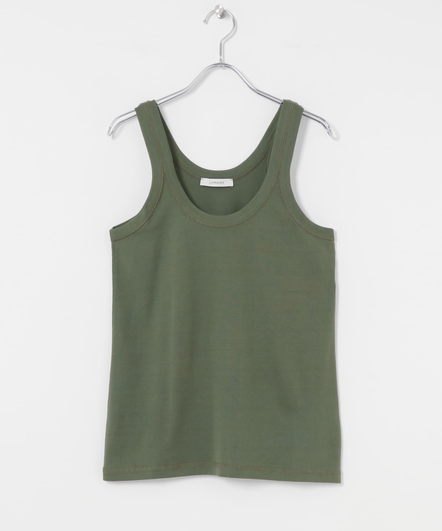 LEMAIRE　RIB TANK TOP SMOKY GRN M