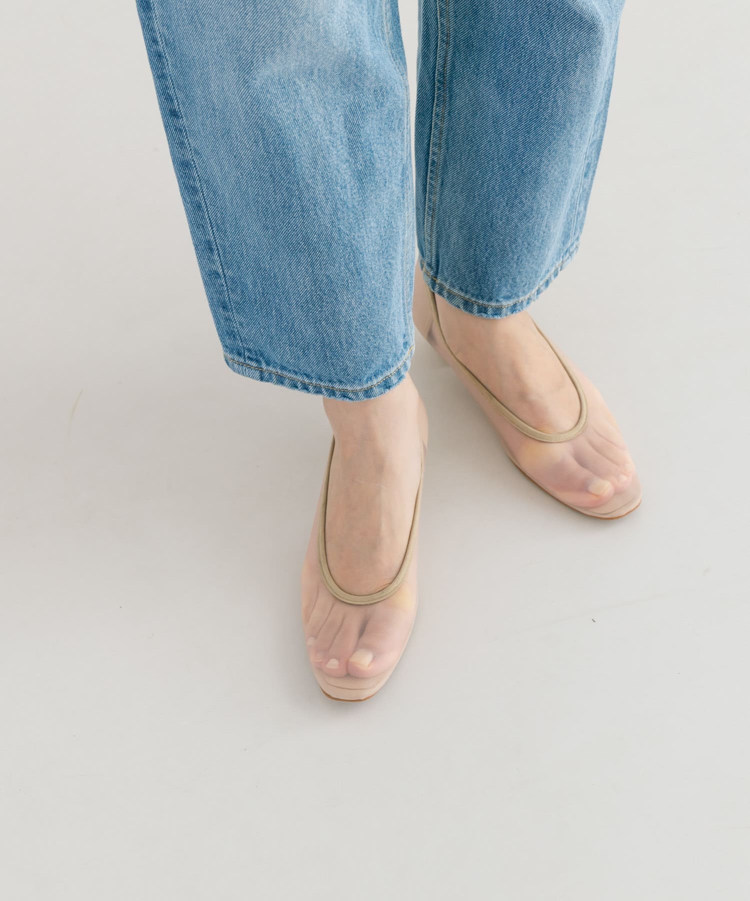 『別注』『MADE IN JAPAN』 MILLIWM×URBAN RESEARCH　シアーパンプス NUDE 36