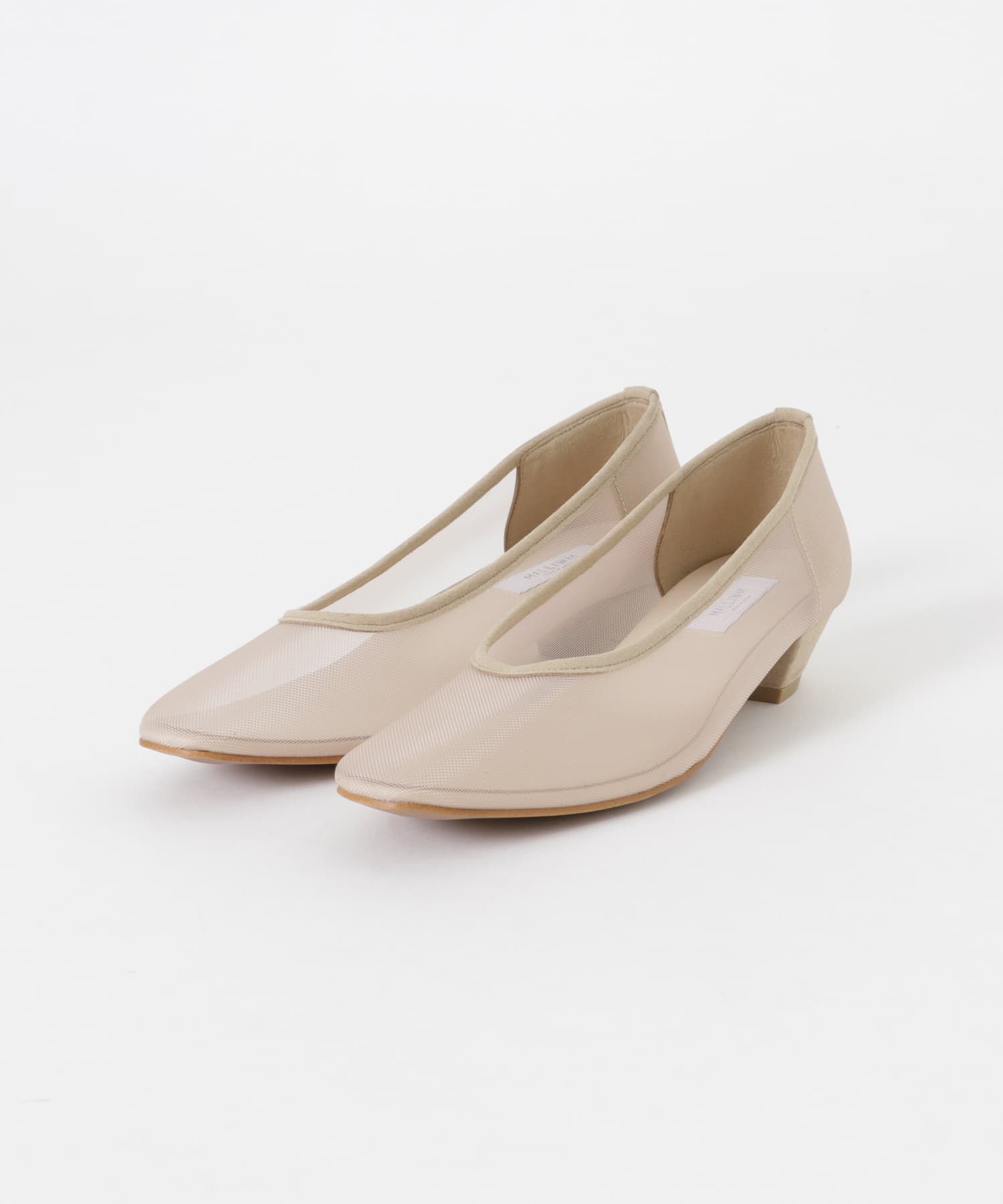 『別注』『MADE IN JAPAN』 MILLIWM×URBAN RESEARCH　シアーパンプス NUDE 36
