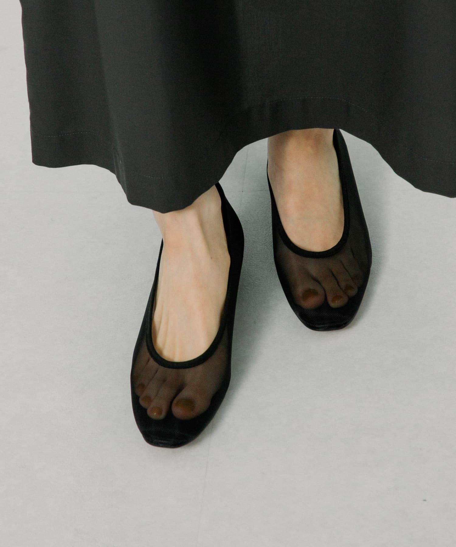 『別注』『MADE IN JAPAN』 MILLIWM×URBAN RESEARCH　シアーパンプス BLACK 36