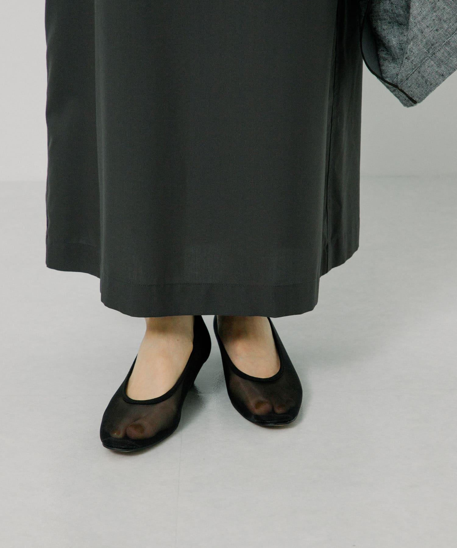 『別注』『MADE IN JAPAN』 MILLIWM×URBAN RESEARCH　シアーパンプス BLACK 36