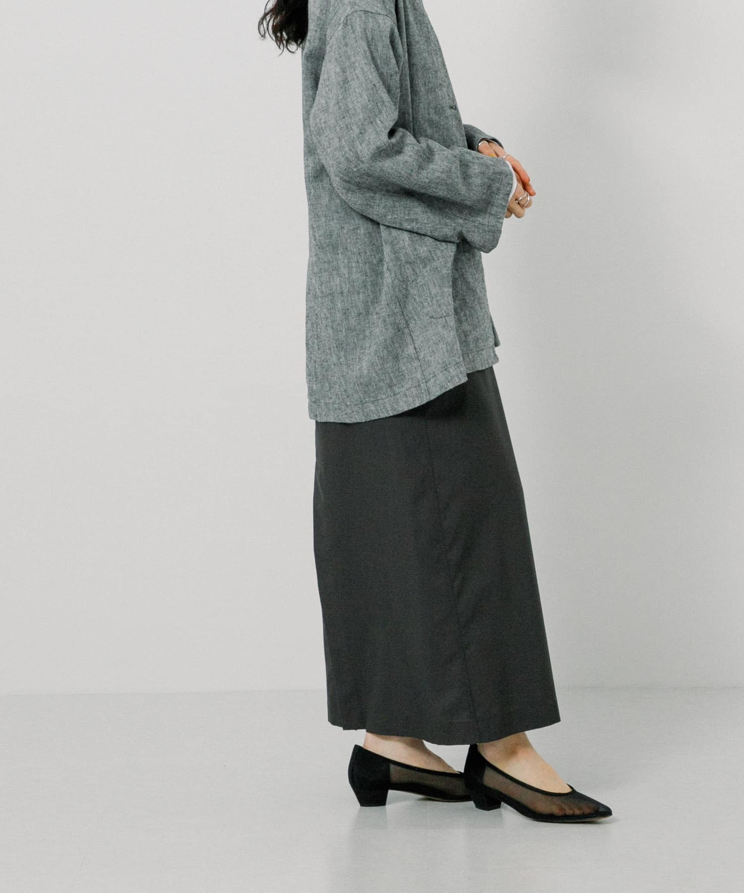 『別注』『MADE IN JAPAN』 MILLIWM×URBAN RESEARCH　シアーパンプス BLACK 36