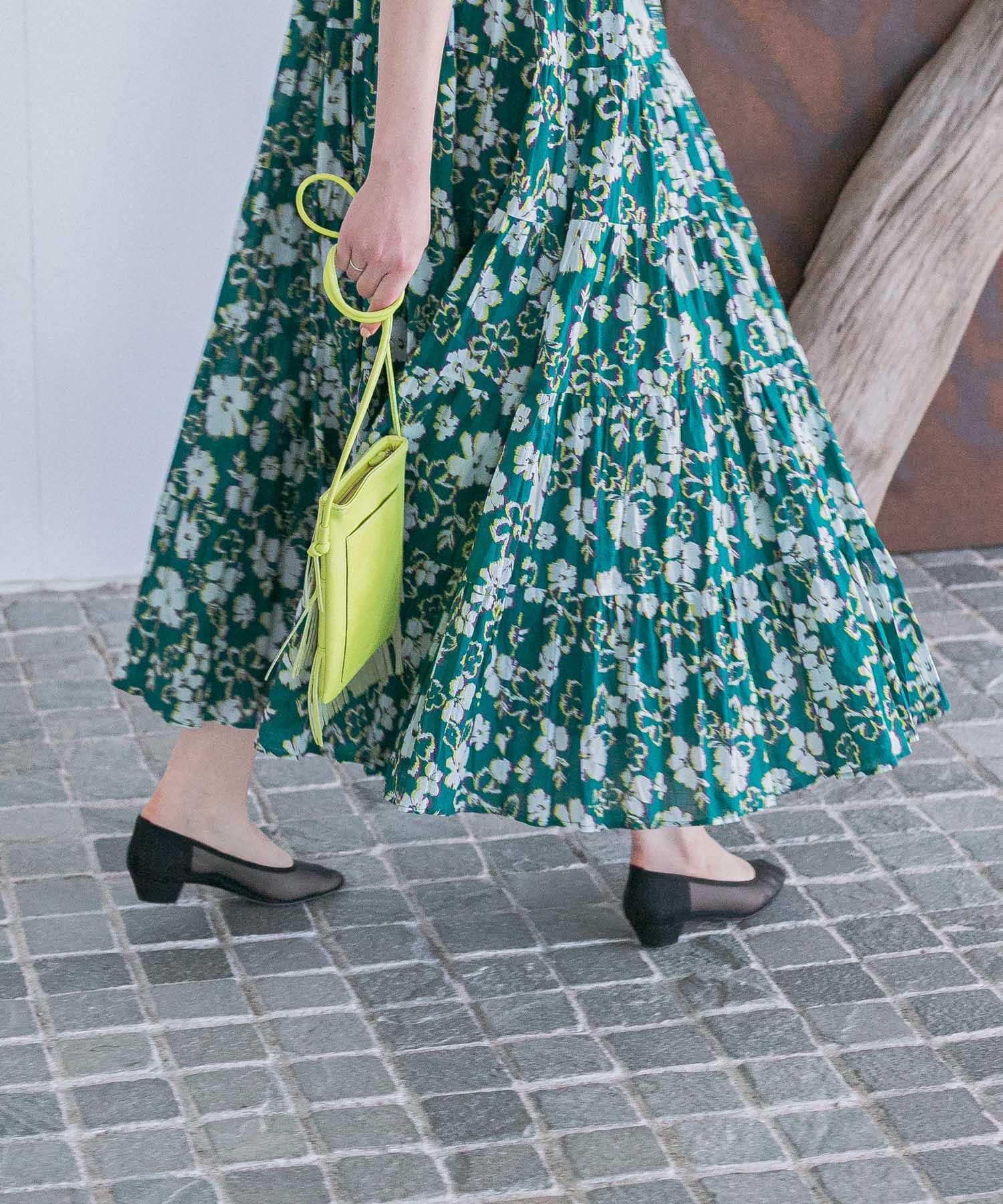 『別注』『MADE IN JAPAN』 MILLIWM×URBAN RESEARCH　シアーパンプス BLACK 37