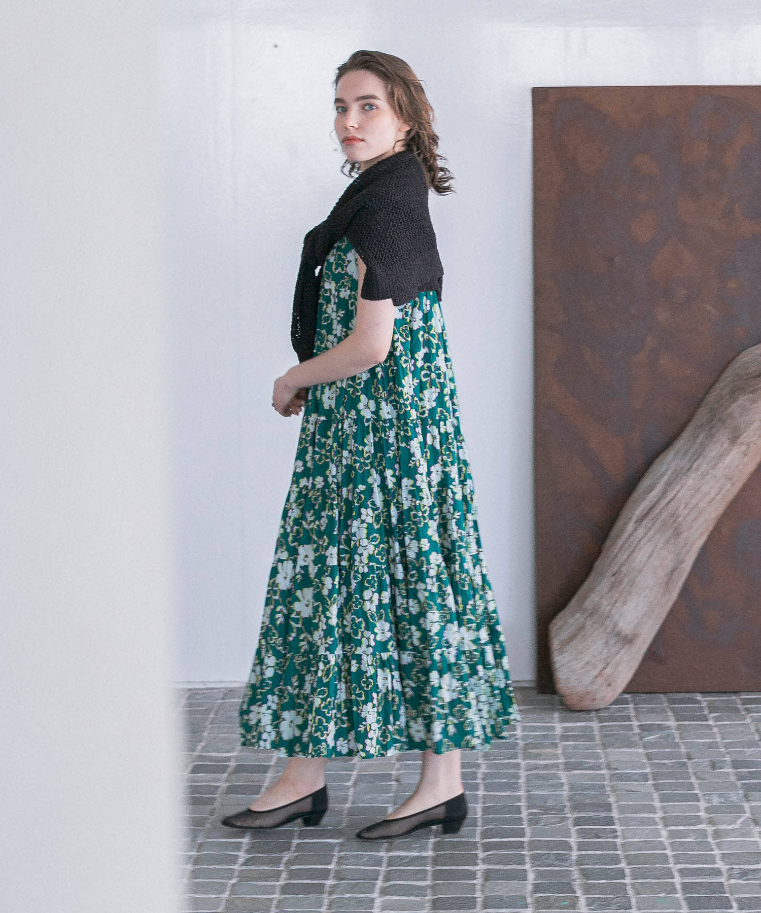 『別注』『MADE IN JAPAN』 MILLIWM×URBAN RESEARCH　シアーパンプス BLACK 37