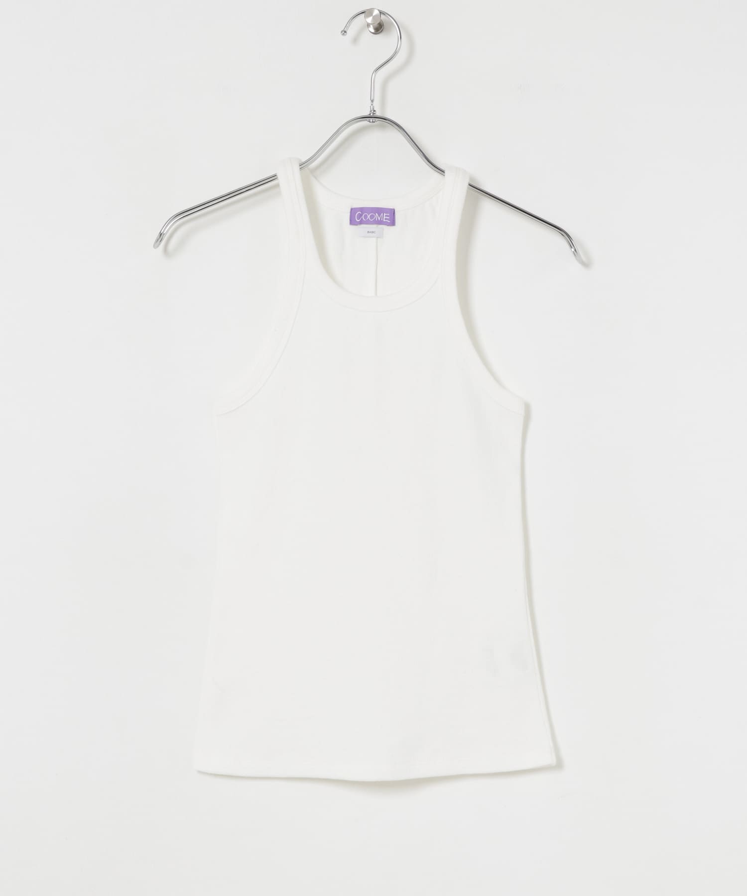 COOME　FULLLENGTH TANK TOP O WHITE M