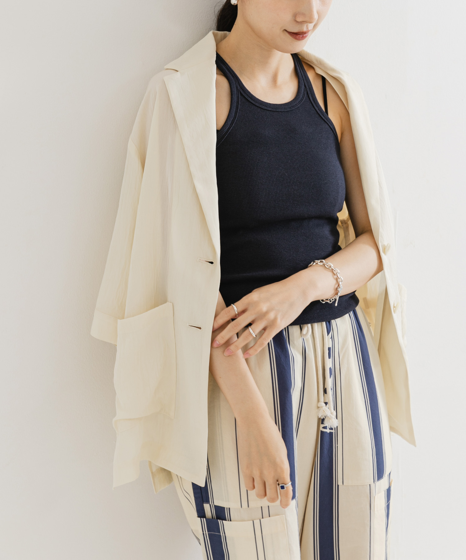 身長：162cm サイズ： M