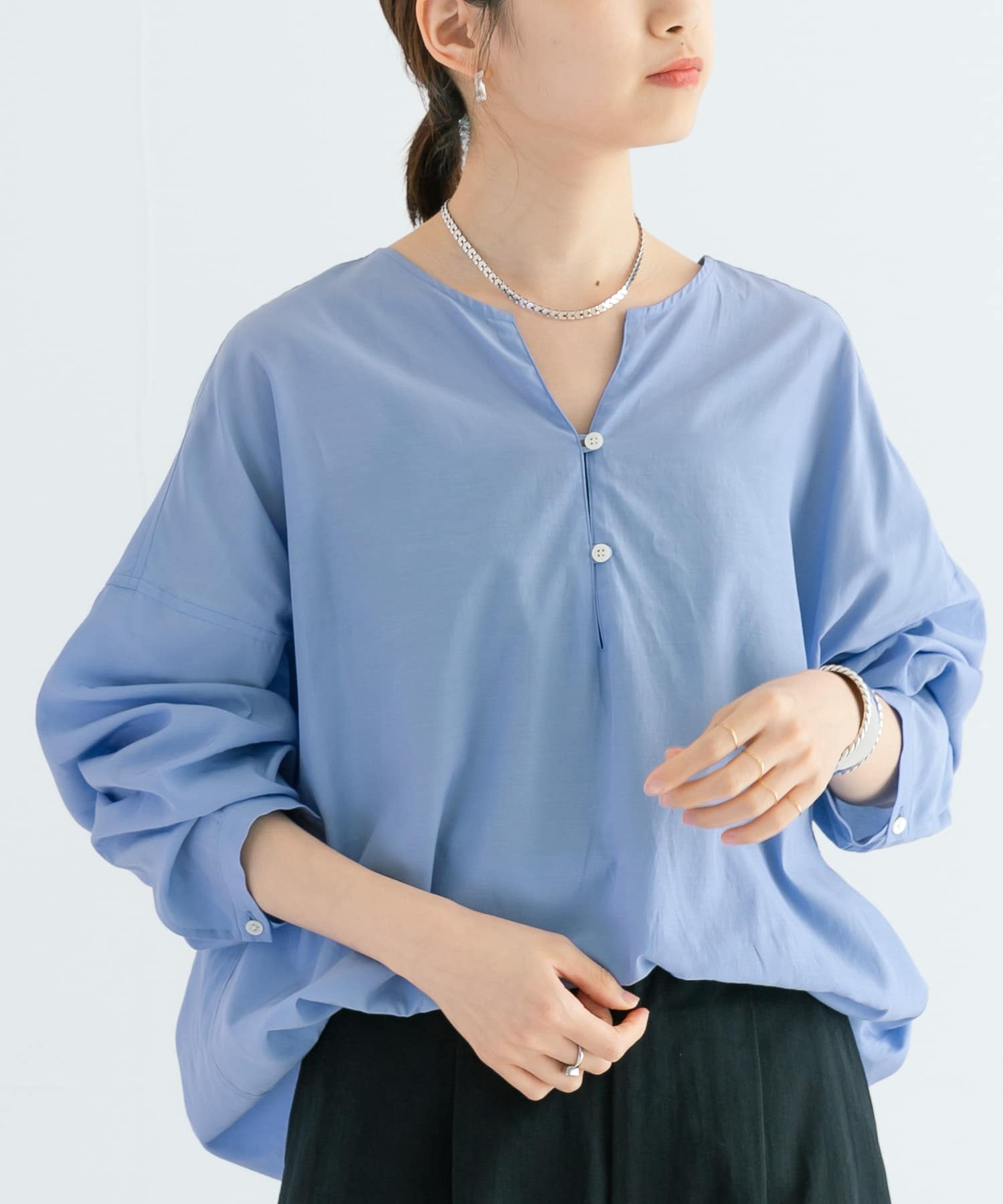 PHILIPPE AUDIBERT　Ida necklace silver -