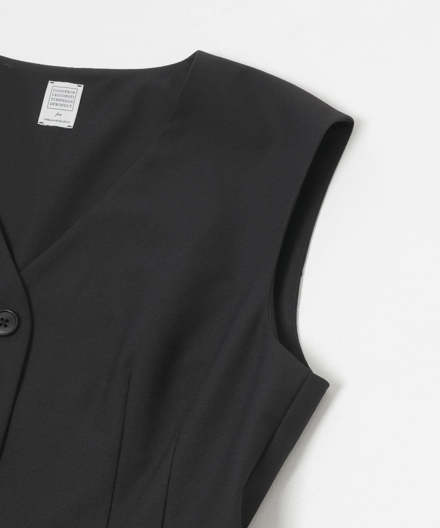 『別注』GGG×URBAN RESEARCH　キュプラバランサーノースリーブ ジャケット BLACK FREE
