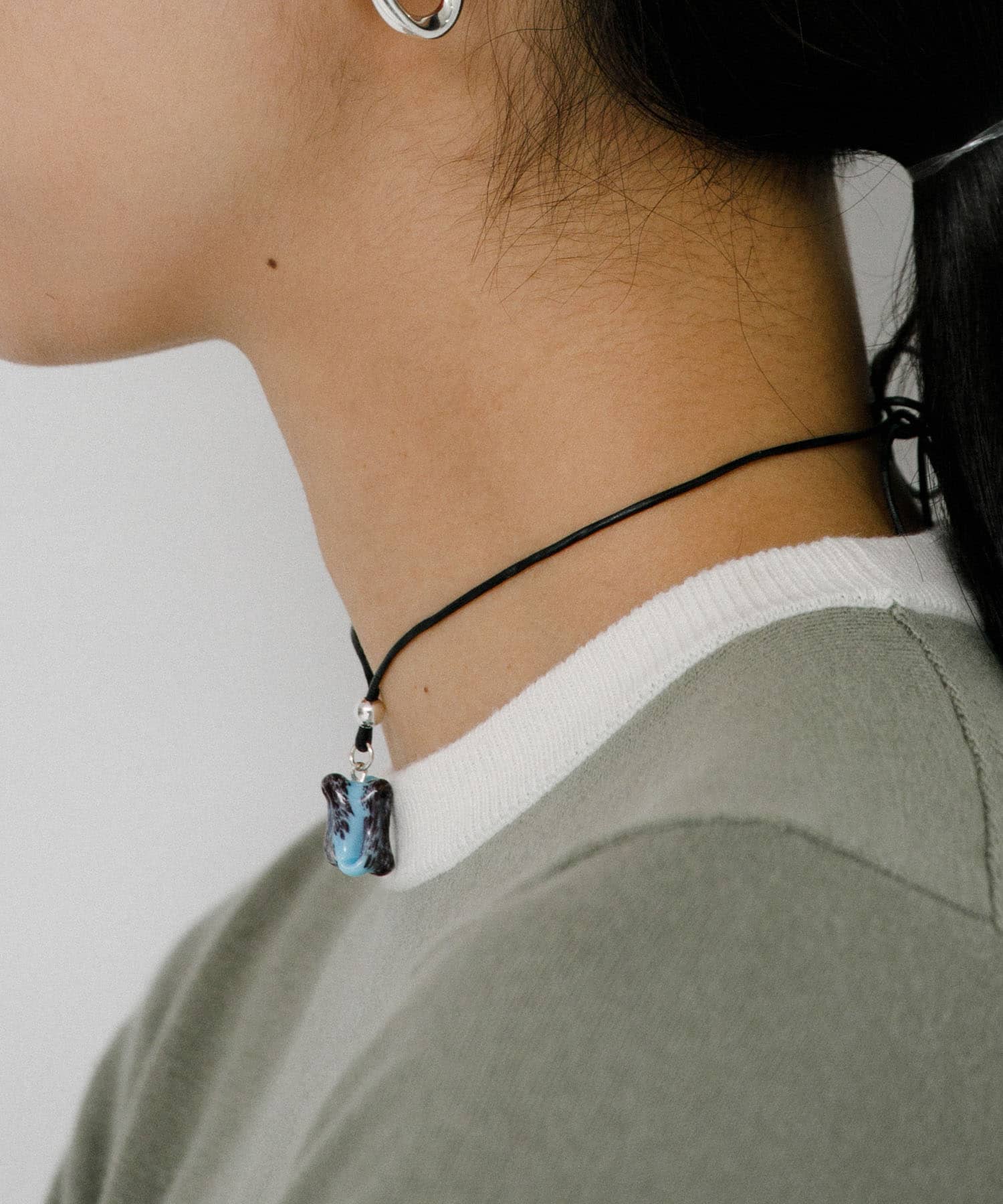 Sisi Joia　BINA Necklace Blue/Black -
