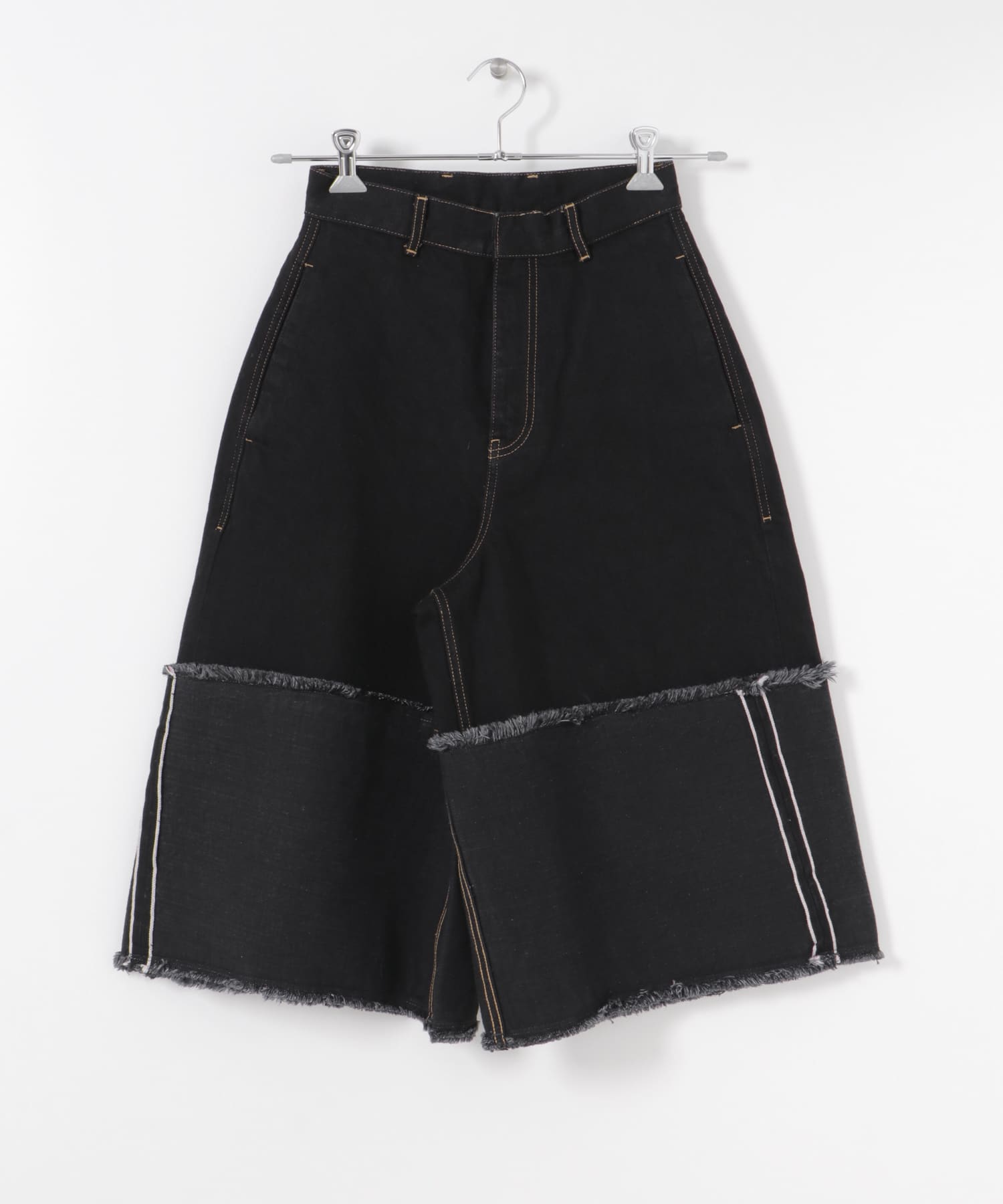 LIVINGTONE　DOLK4 - Flair culottes BLACK 34