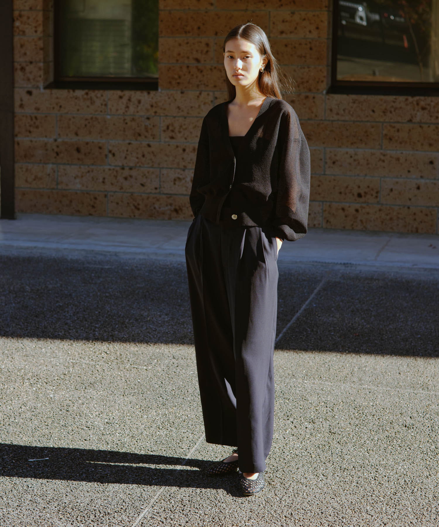 LE MONDE BERYL MARY JANE WOVEN LEATHER(36 BLACK): シューズ｜URBAN