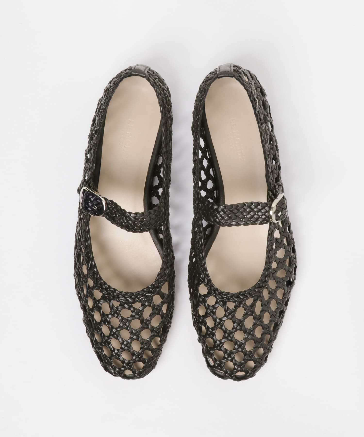 LE MONDE BERYL MARY JANE WOVEN LEATHER(36 BLACK): シューズ｜URBAN