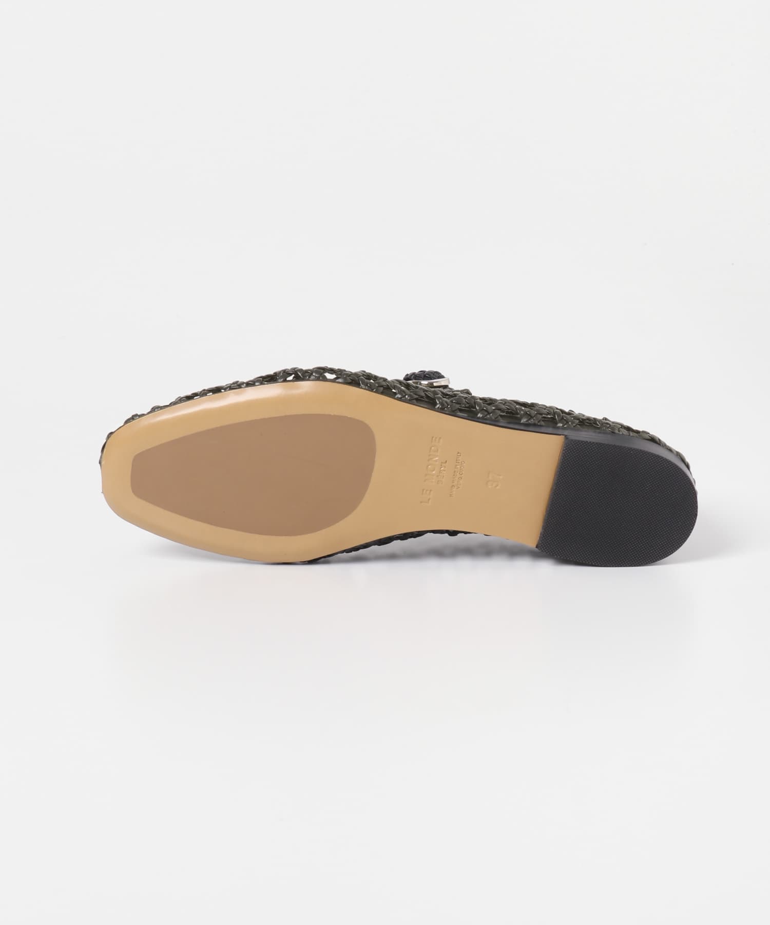 LE MONDE BERYL MARY JANE WOVEN LEATHER(36 BLACK): シューズ｜URBAN