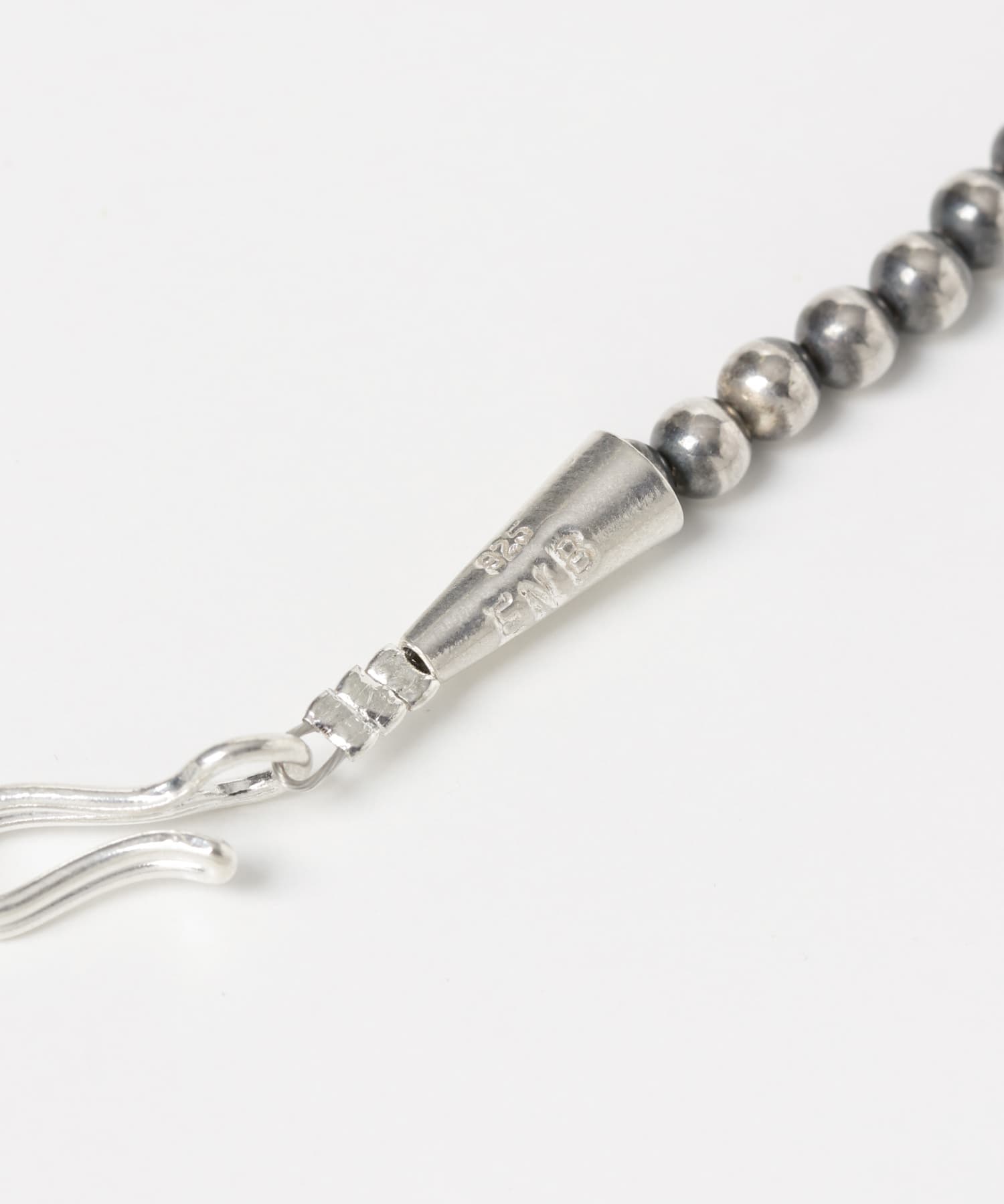 ERICKA NICOLAS BEGAY　Plain Design Nacklace 4mm Oxidized -