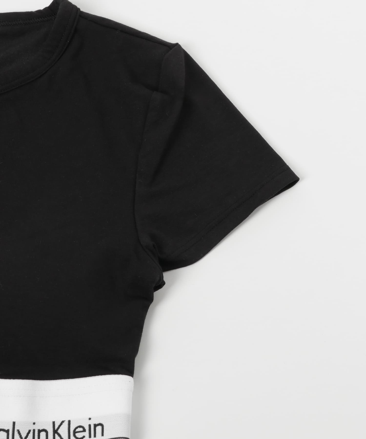 Calvin Klein　T-SHIRTS BRALETTE UB1-BLACK S