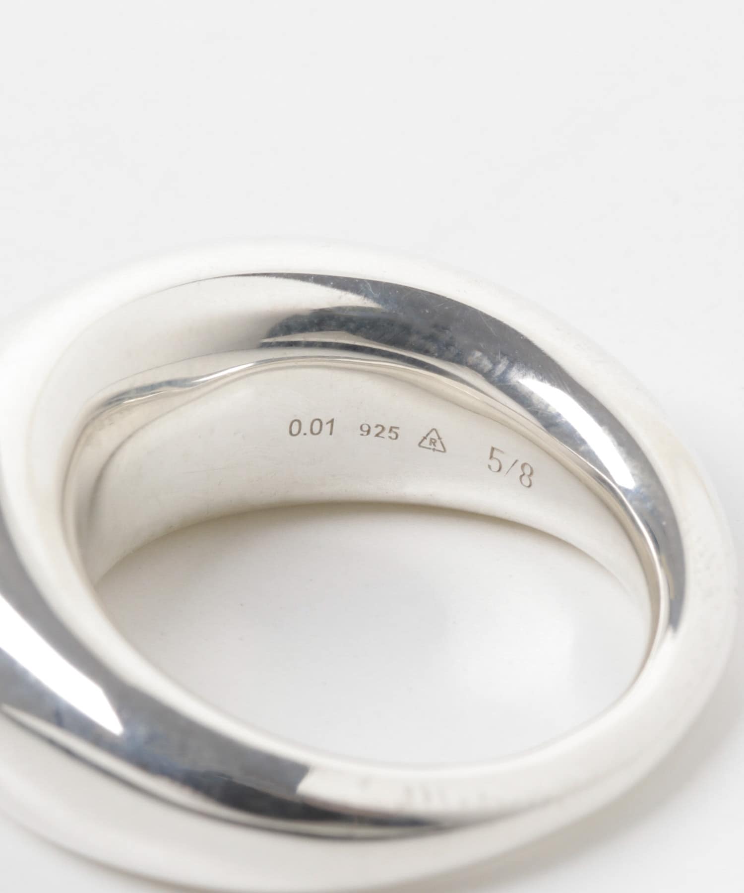 5/8 STUDIOS　Chuncy Ring w/Diamond SILVER 11