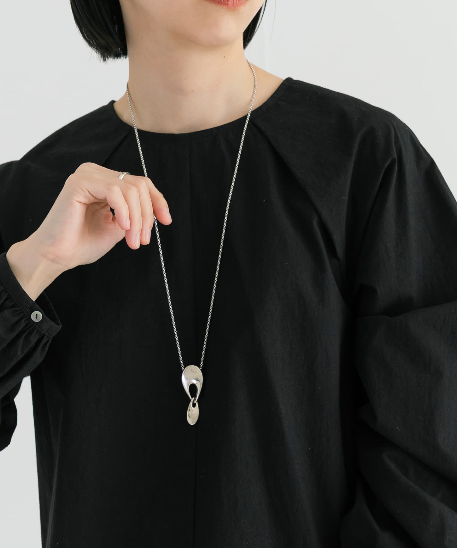 PHILIPPE AUDIBERT　Svea necklace silver -