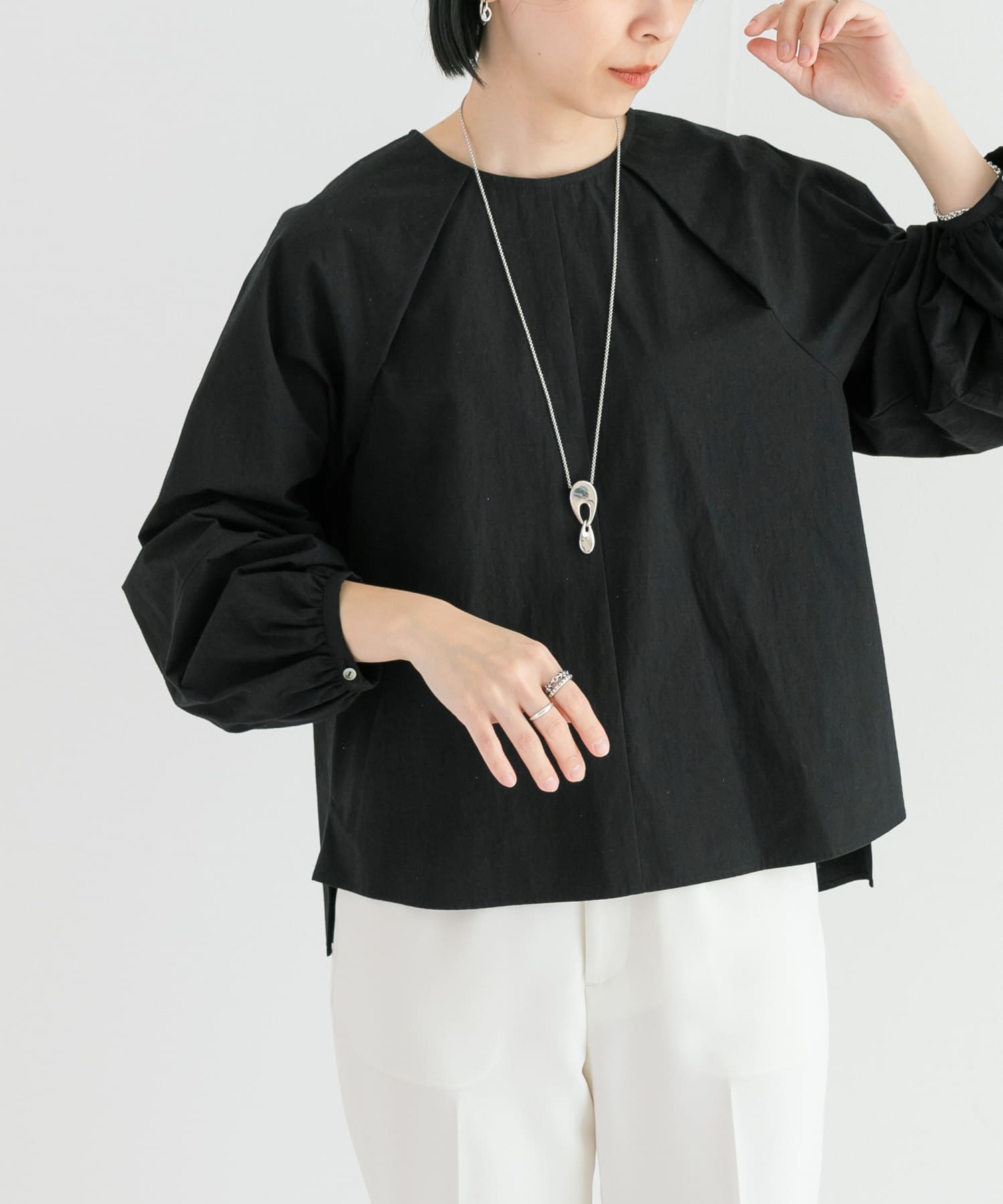 PHILIPPE AUDIBERT　Svea necklace silver -