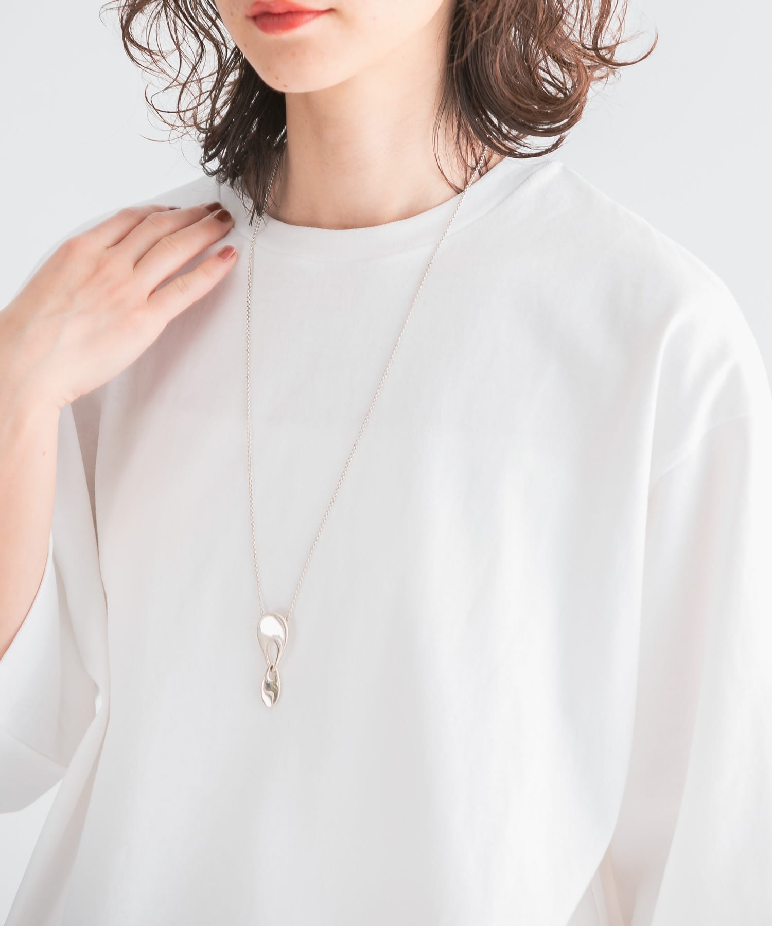 PHILIPPE AUDIBERT　Svea necklace silver -