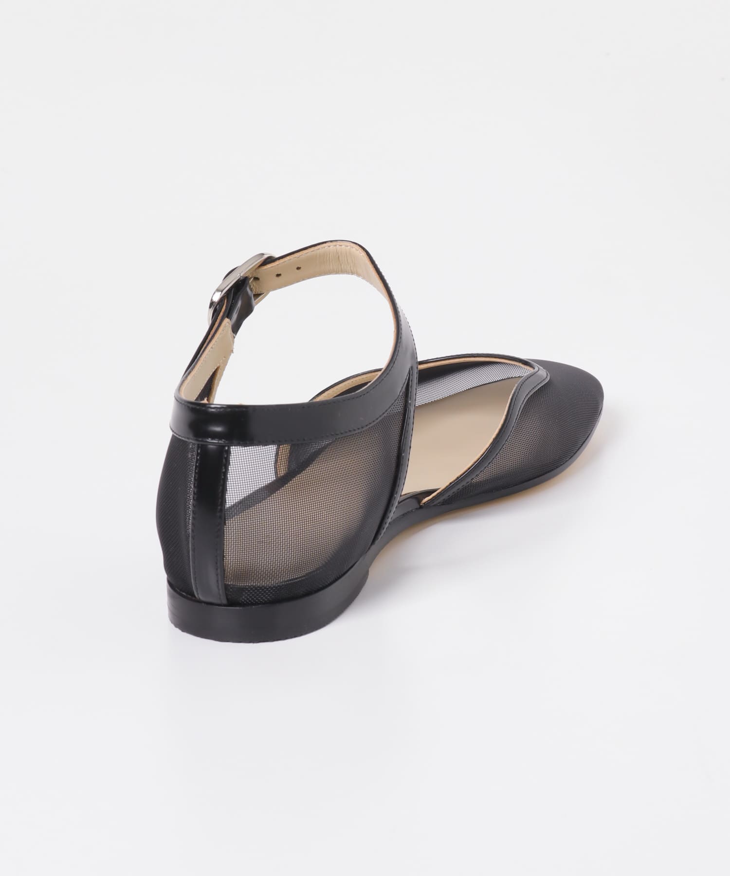 【LE MONDE BERYL】ストラップ付シューズ 36 1/2 ブラック LE MONDE BERYL MARYJANE SANDAL MESH(36 BLACK): シューズ