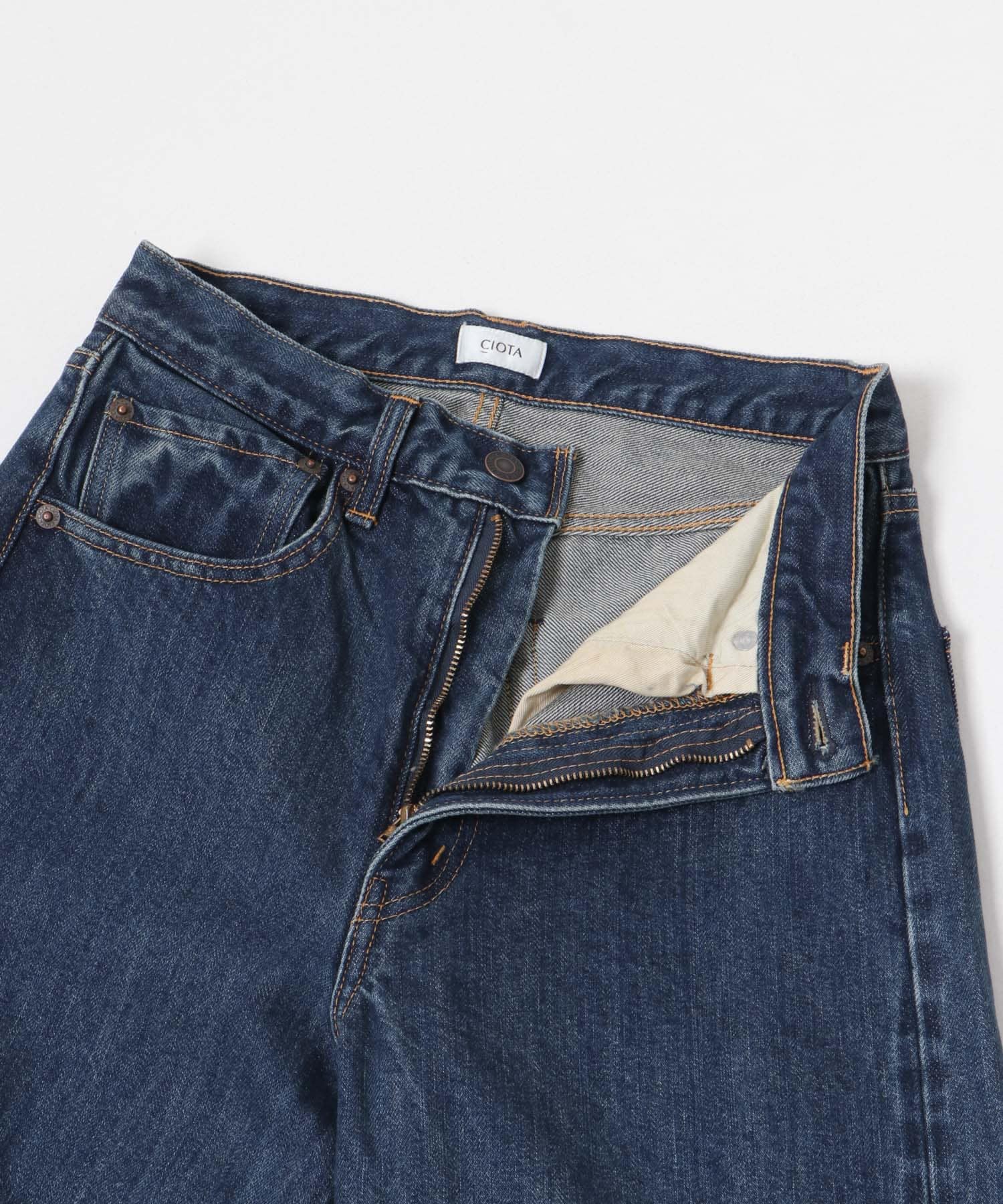 CIOTA　Tapered 5 Pocket Pants Dark Blue 26