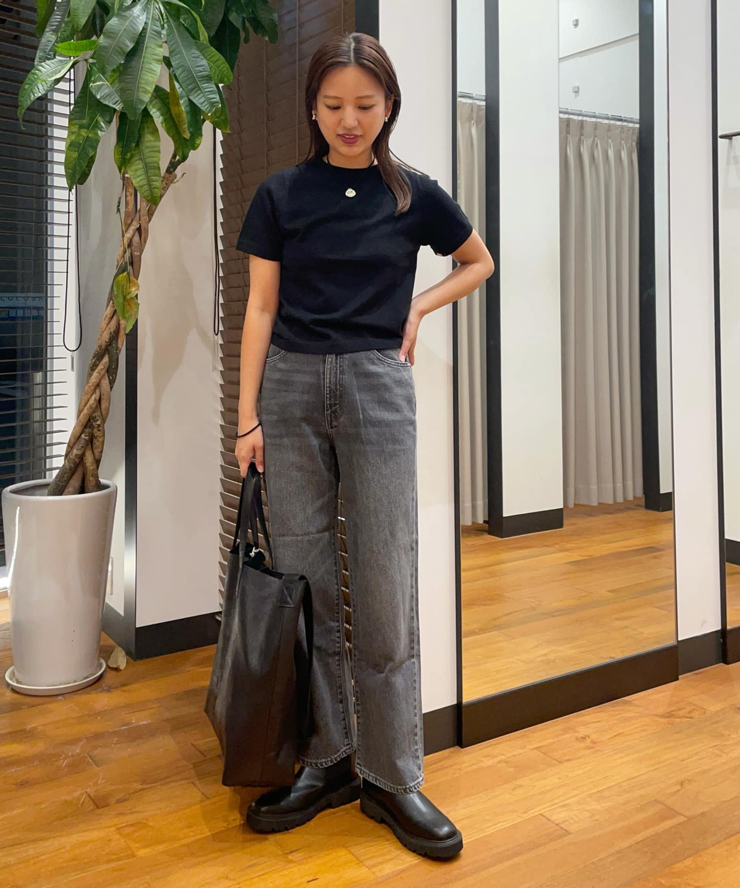 身長：163cm サイズ：-