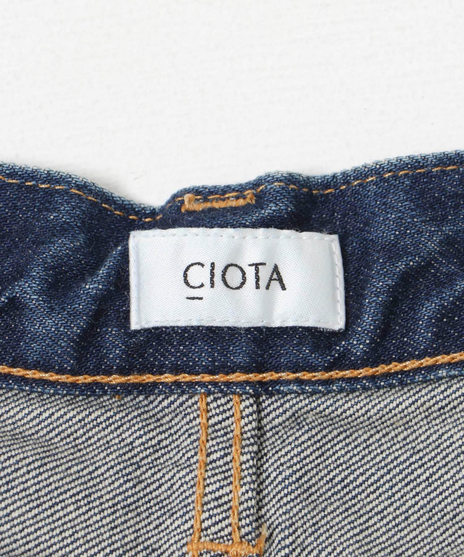 CIOTA　High rise 5 Pocket Pants Dark Blue 26