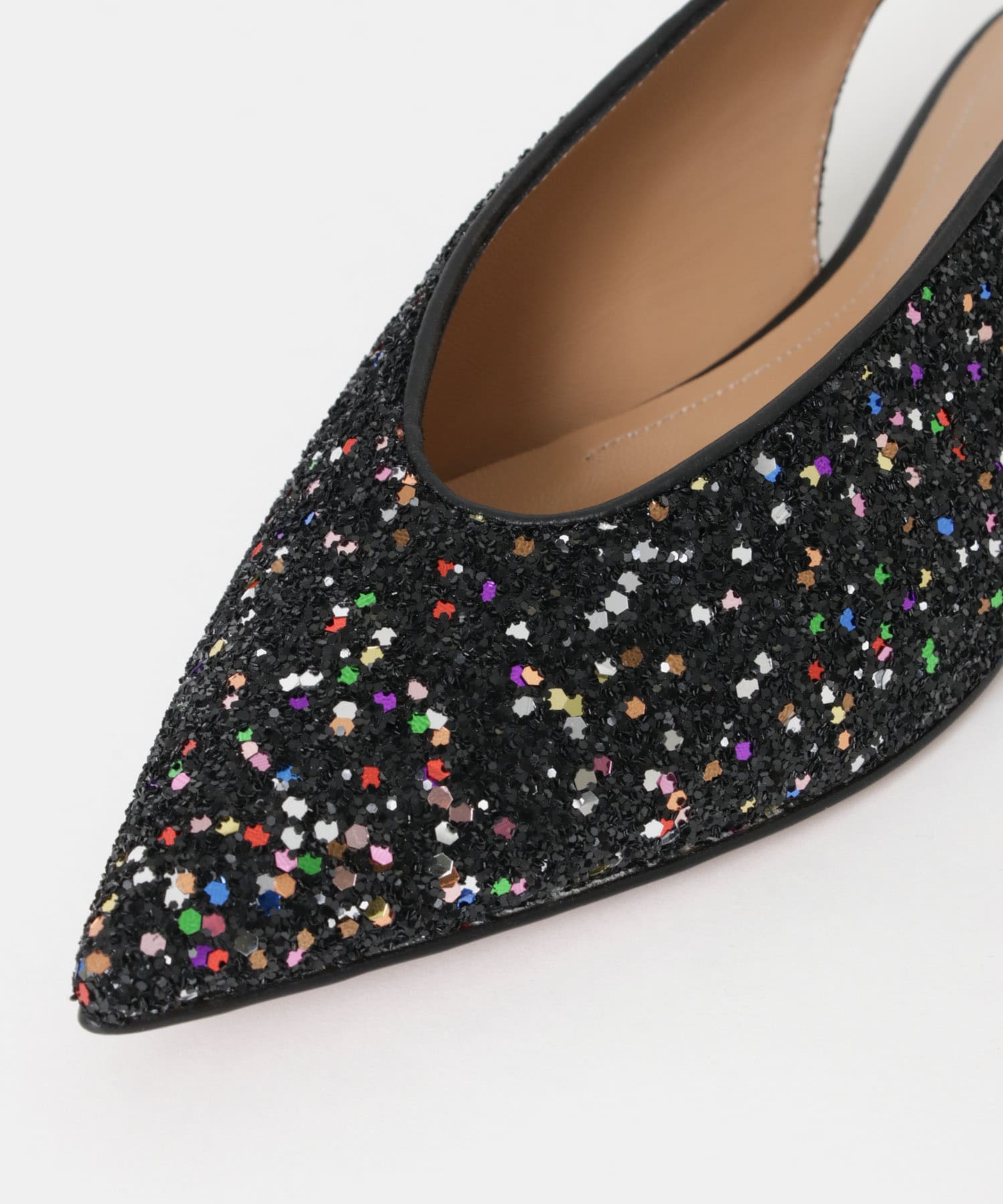 PELLICO　ANIMA DEEP CUT SLING BACK NERO 36