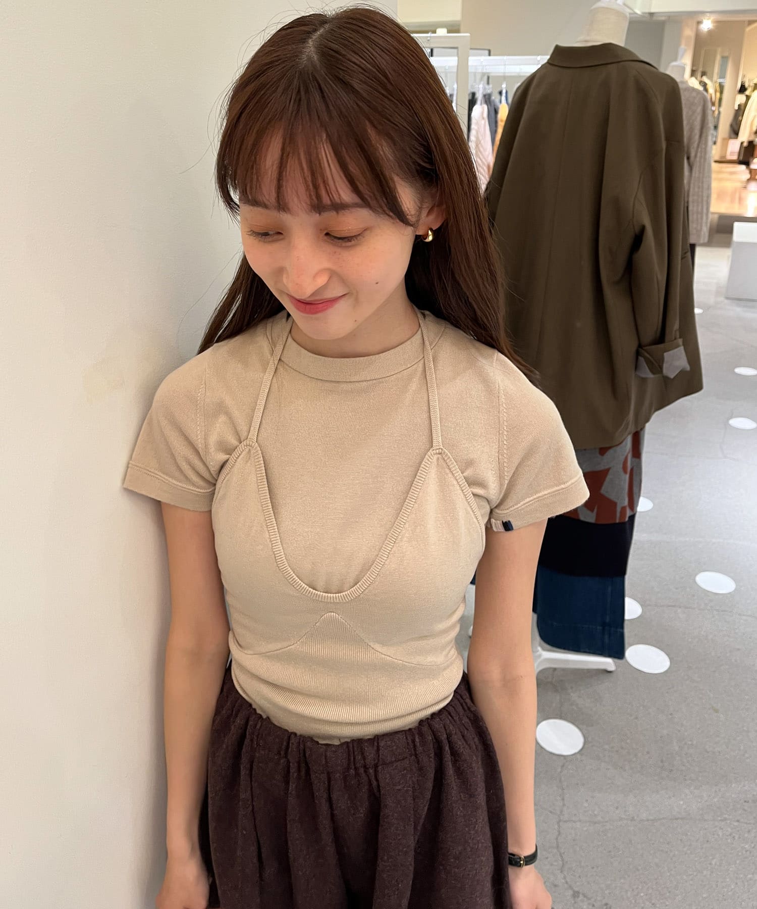 身長：157cm サイズ：-