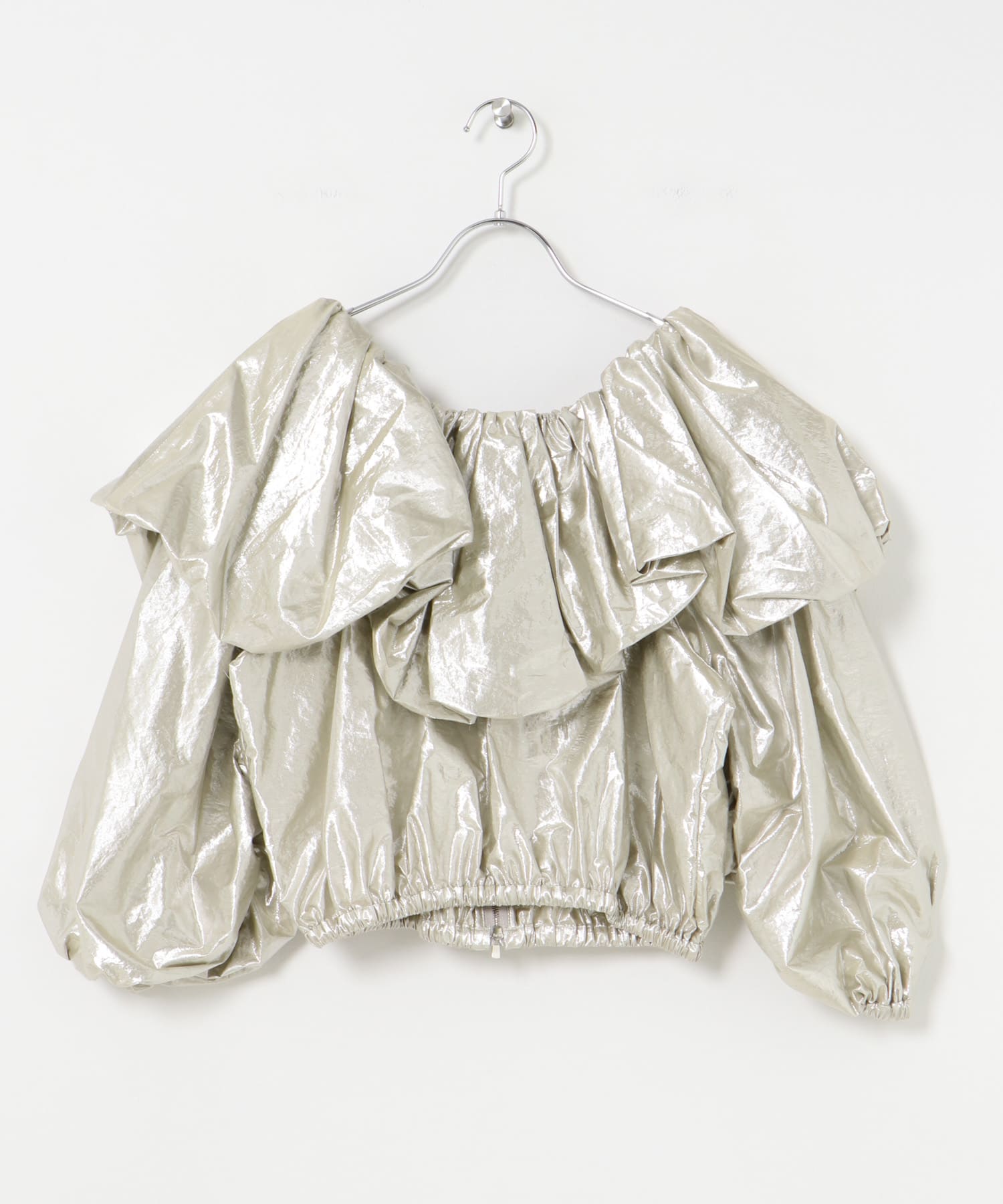 CURRENTAGE　SILVER BLOUSE シルバー 9