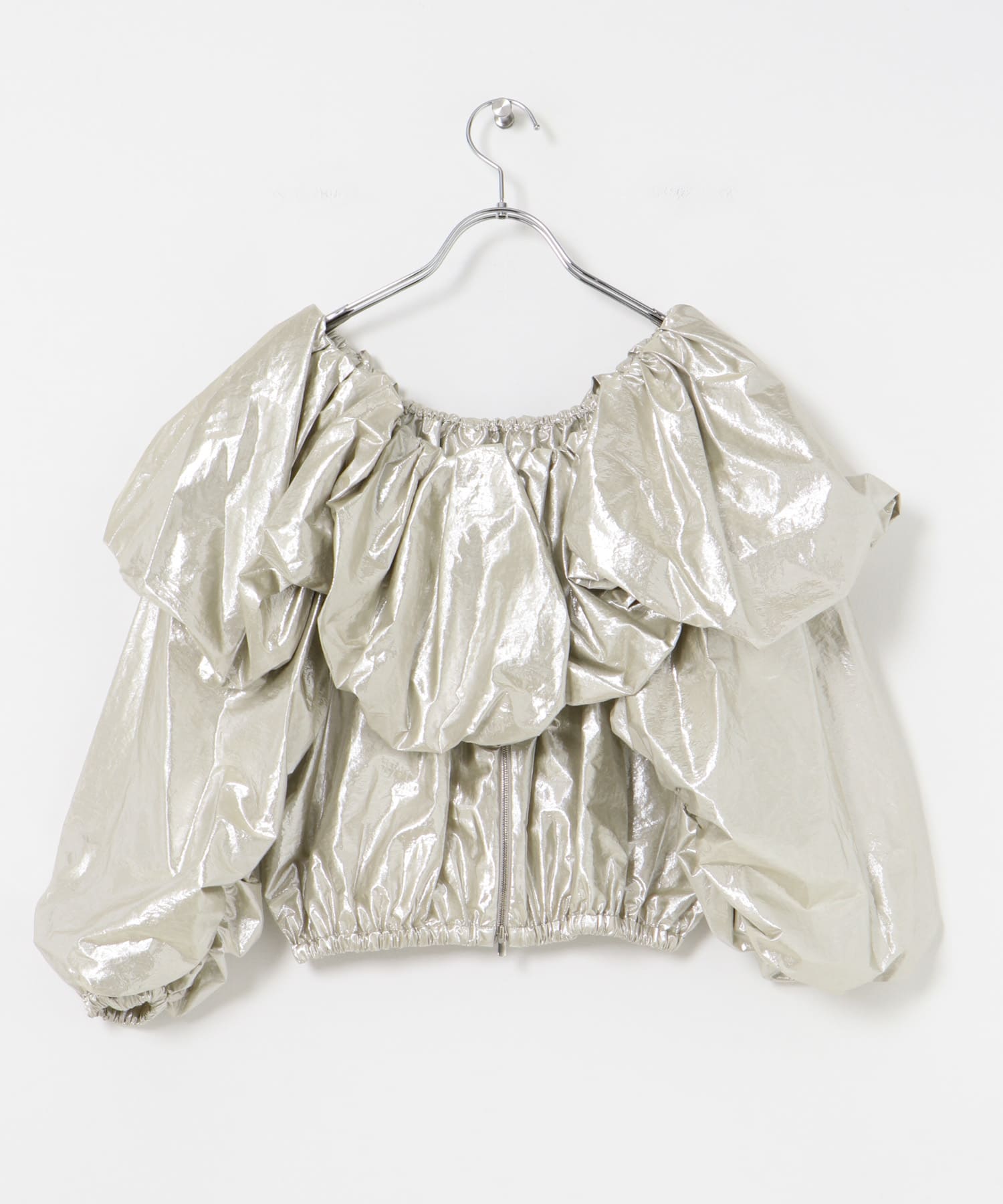 CURRENTAGE　SILVER BLOUSE シルバー 9