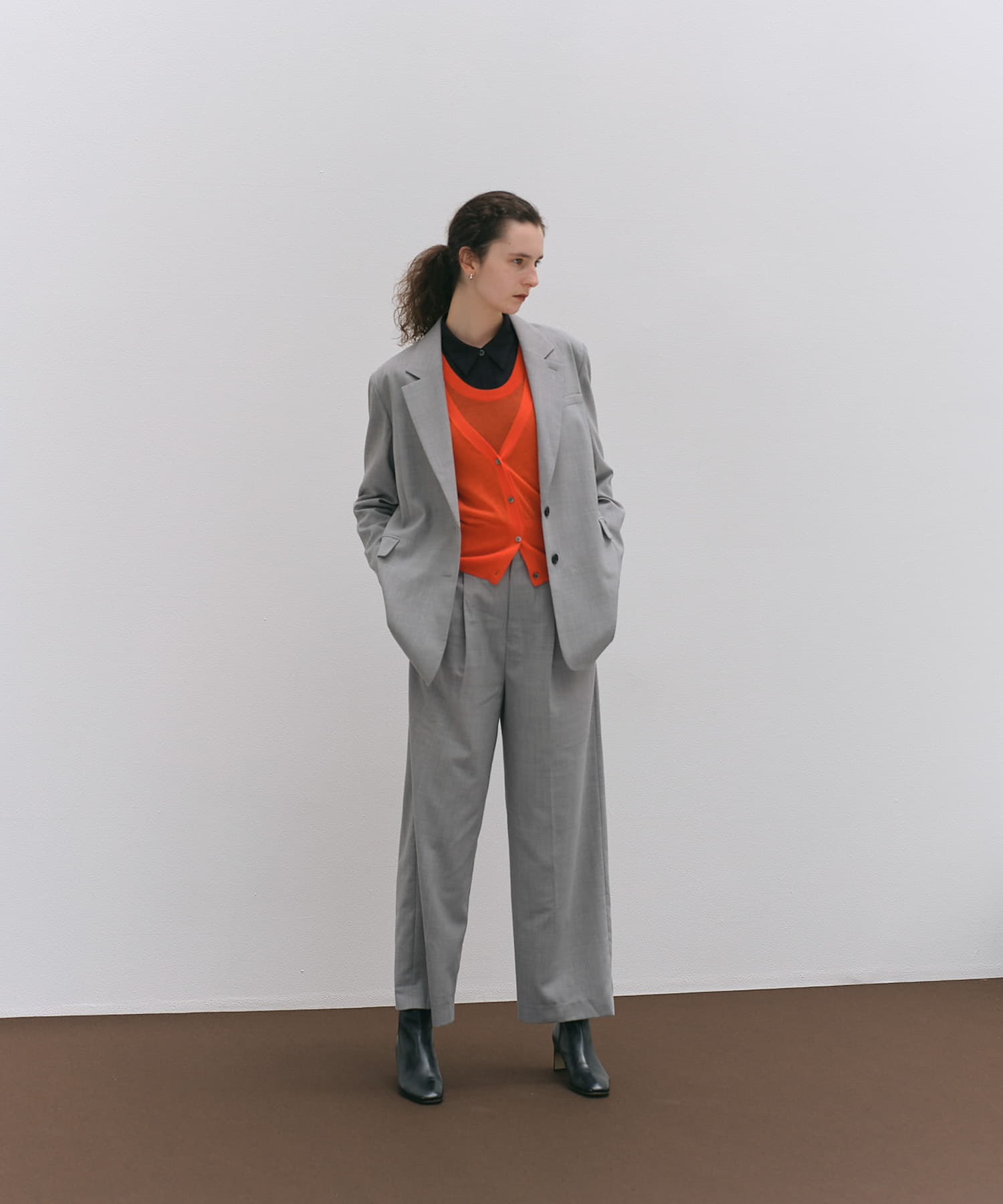 CORSO ROMA, 9　LEATHER BOOTS BLACK 36