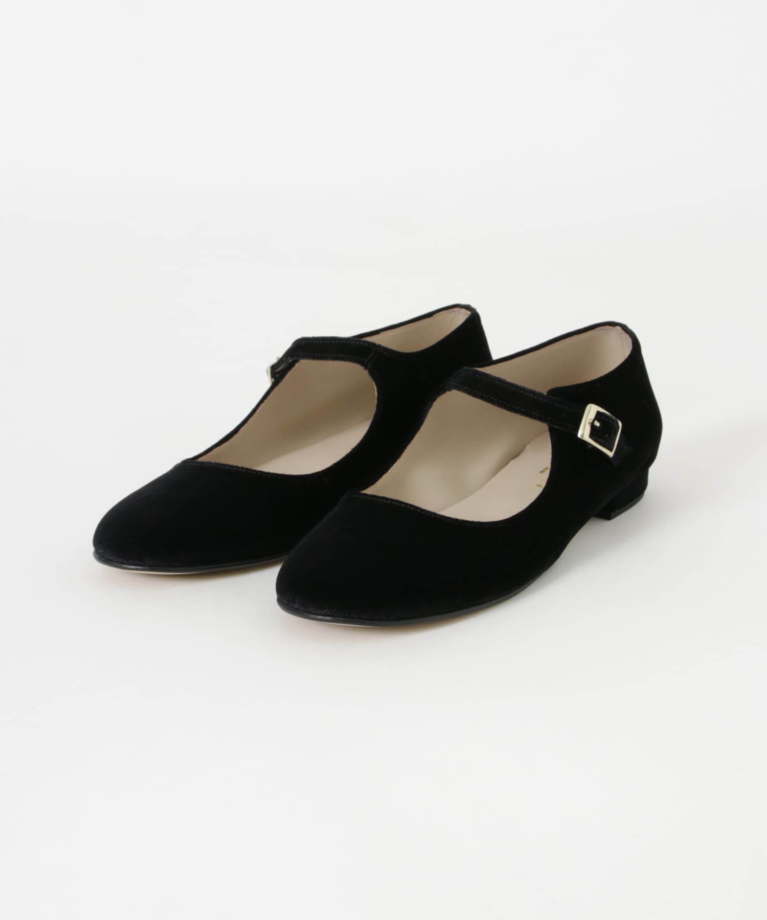 CORSO ROMA, 9　VELVET SHOES BLACK 36