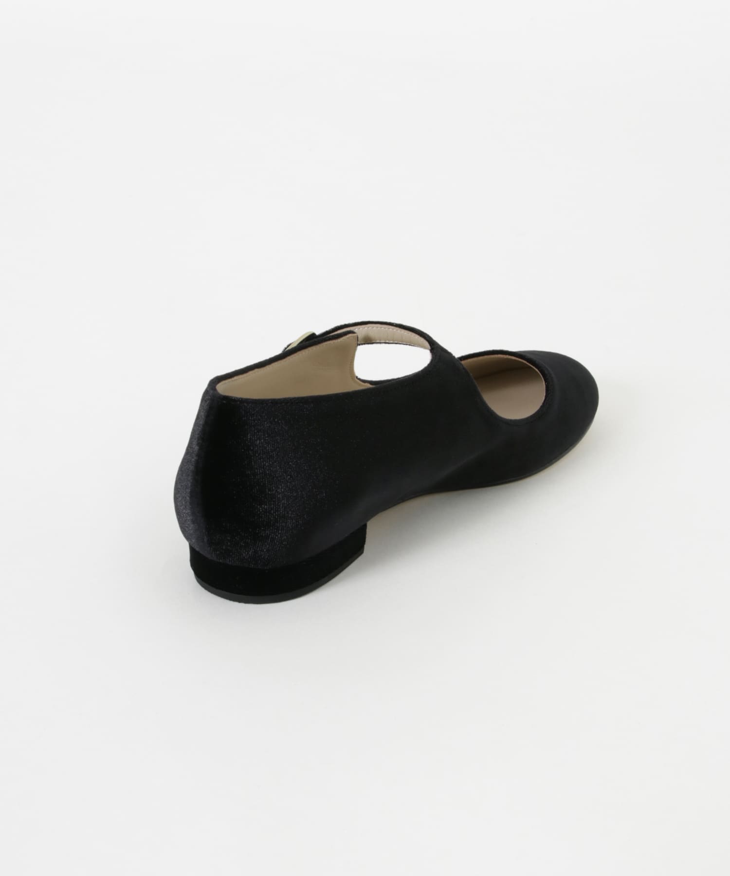 CORSO ROMA, 9　VELVET SHOES BLACK 36