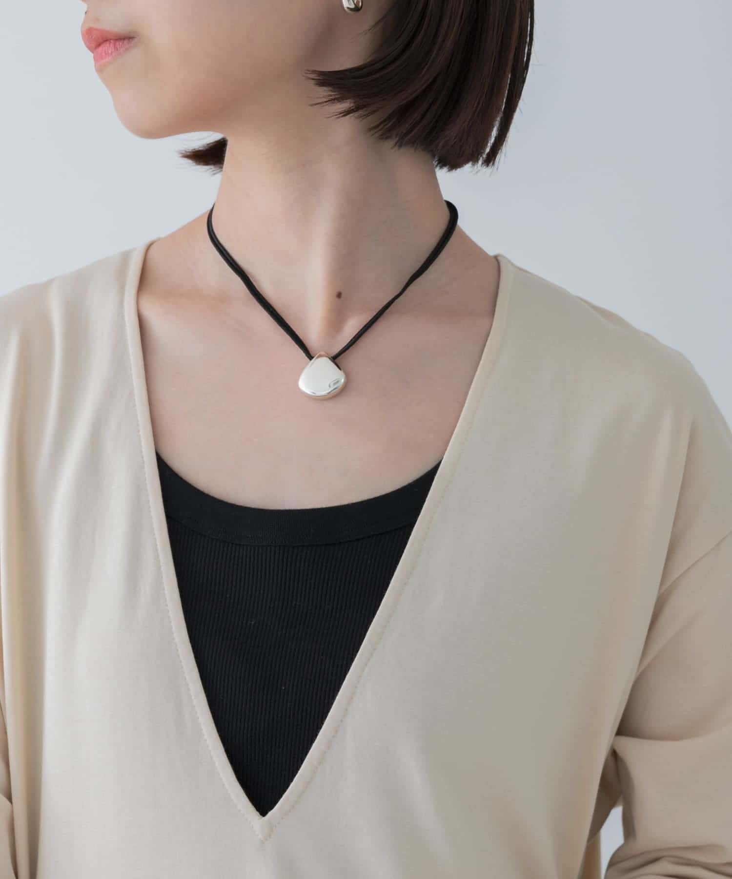 PHILIPPE AUDIBERT　Mason necklace SILVER -