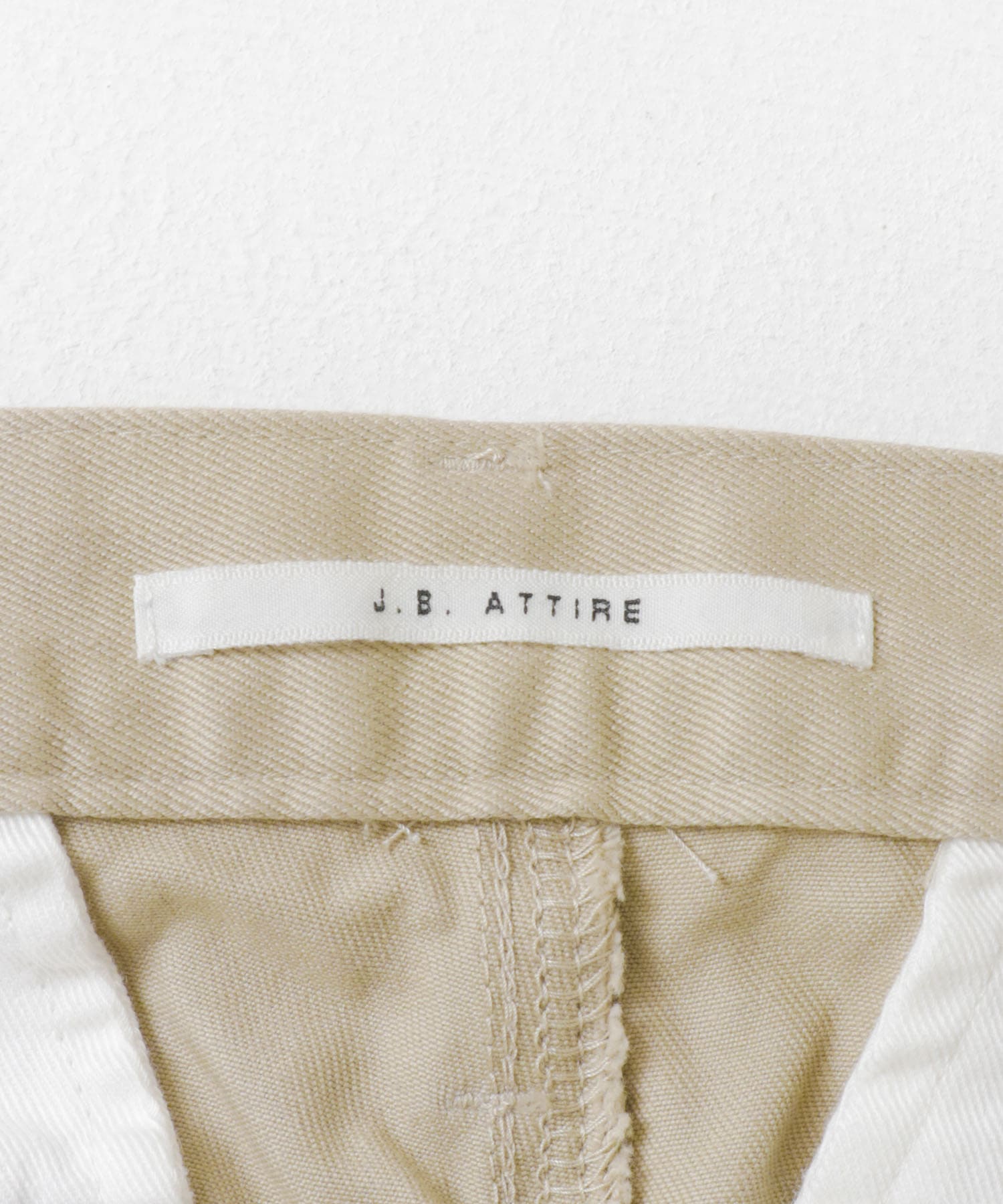 J.B.ATTIRE　Paris trouser Beige 1